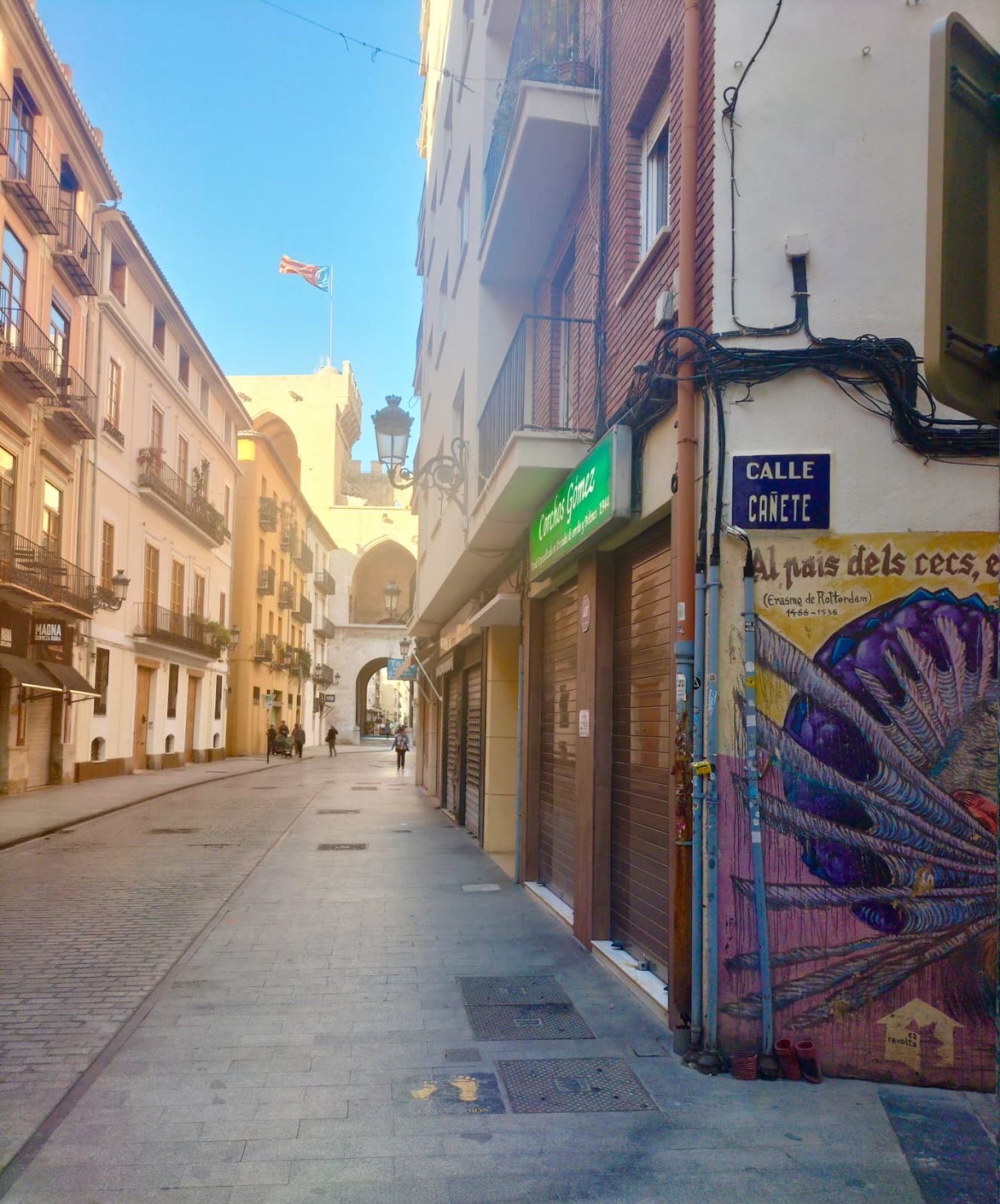 Exterior view of Box room to rent in  Valencia Capital