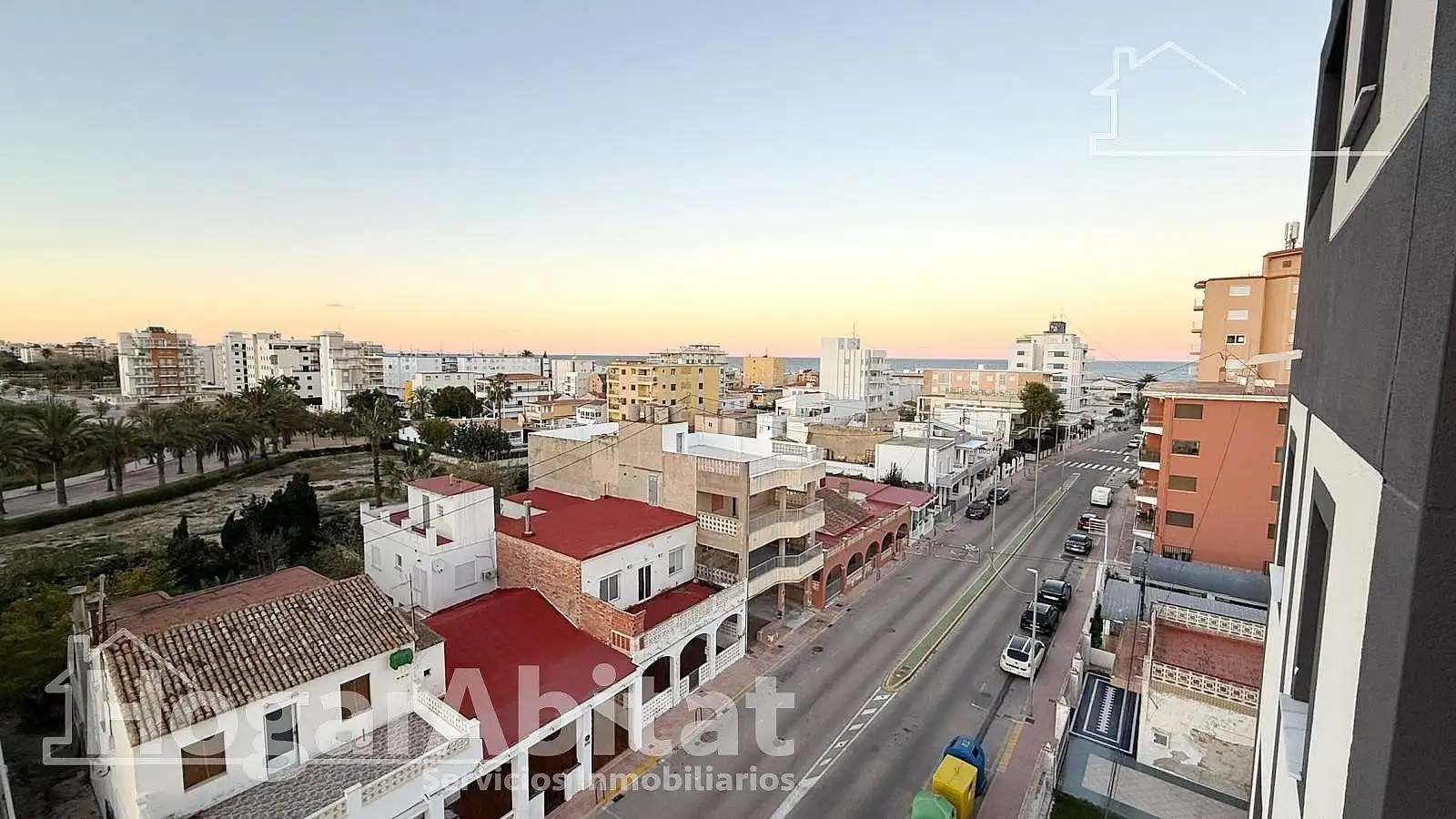 Exterior view of Flat for sale in Piles  with Private garden, Terrace and Furnished