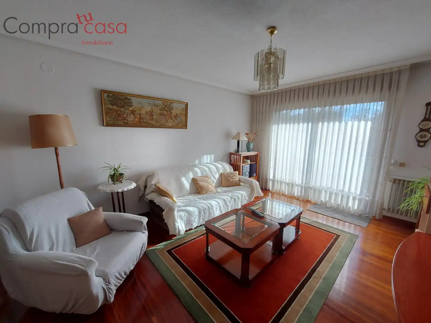 Sala de estar de Piso para compartir en Segovia con Calefacción, Terraza y Amueblado