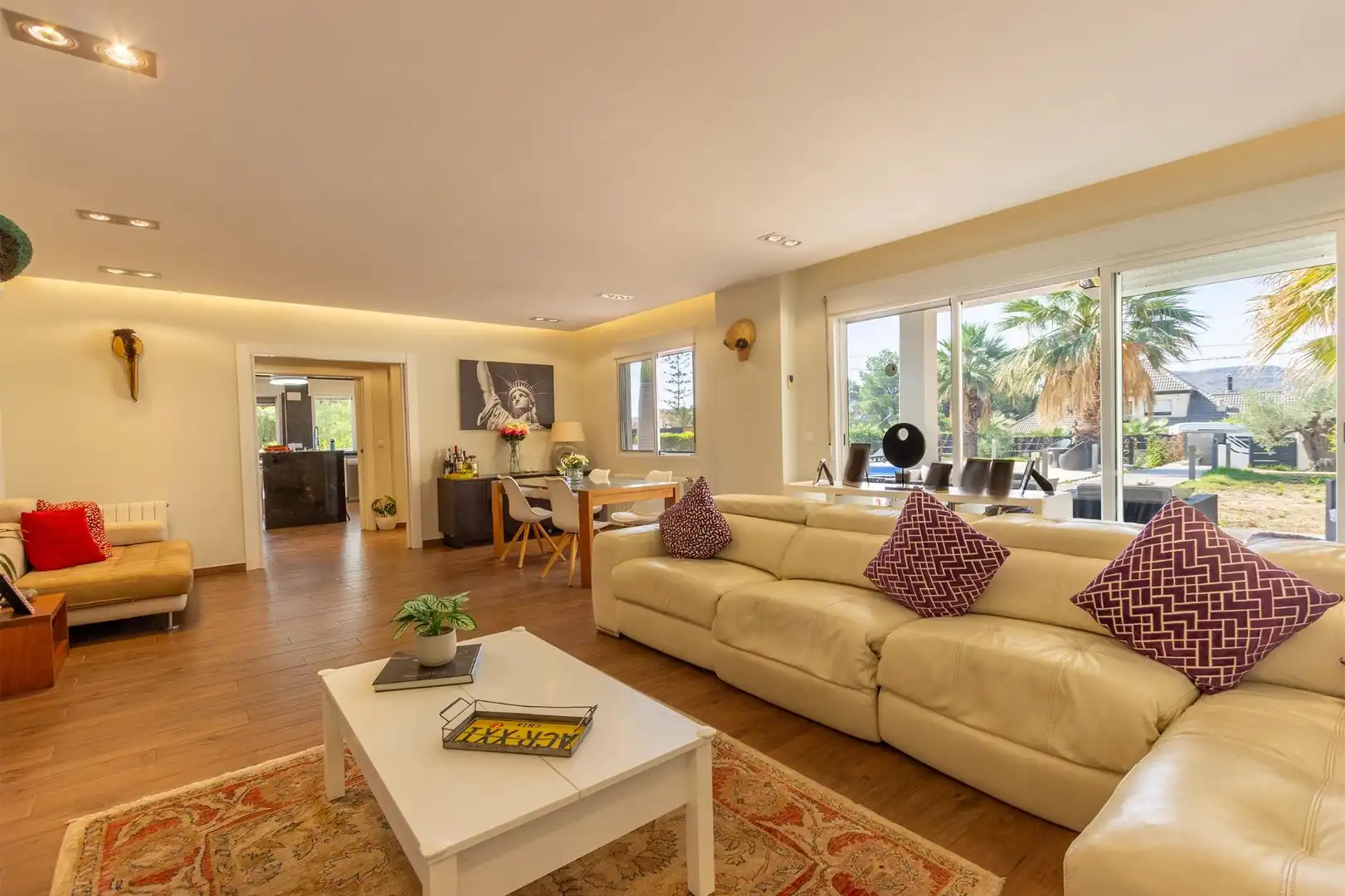 Living room of Houses for sale in Alicante / Alacant  with Heating, Private garden and Terrace