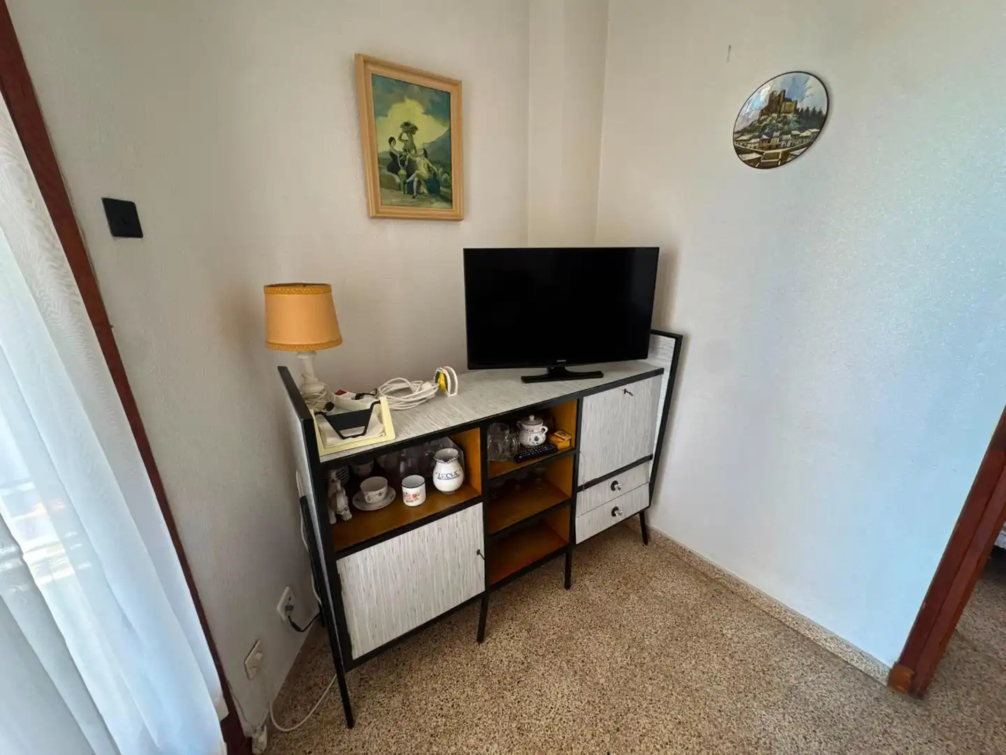 Sala de estar de Piso en venta en Tavernes de la Valldigna con Terraza y Amueblado