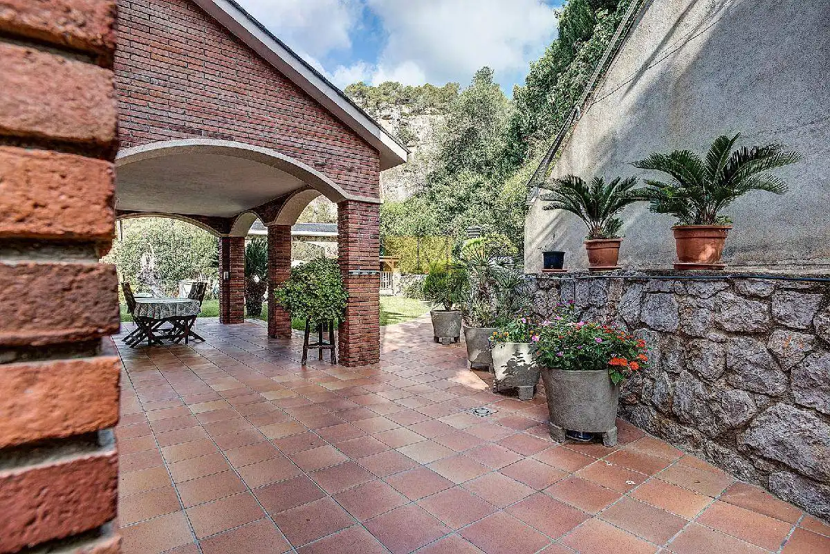 Terraza de Casa o chalet en venta en Vallirana con Aire acondicionado, Calefacción y Jardín privado