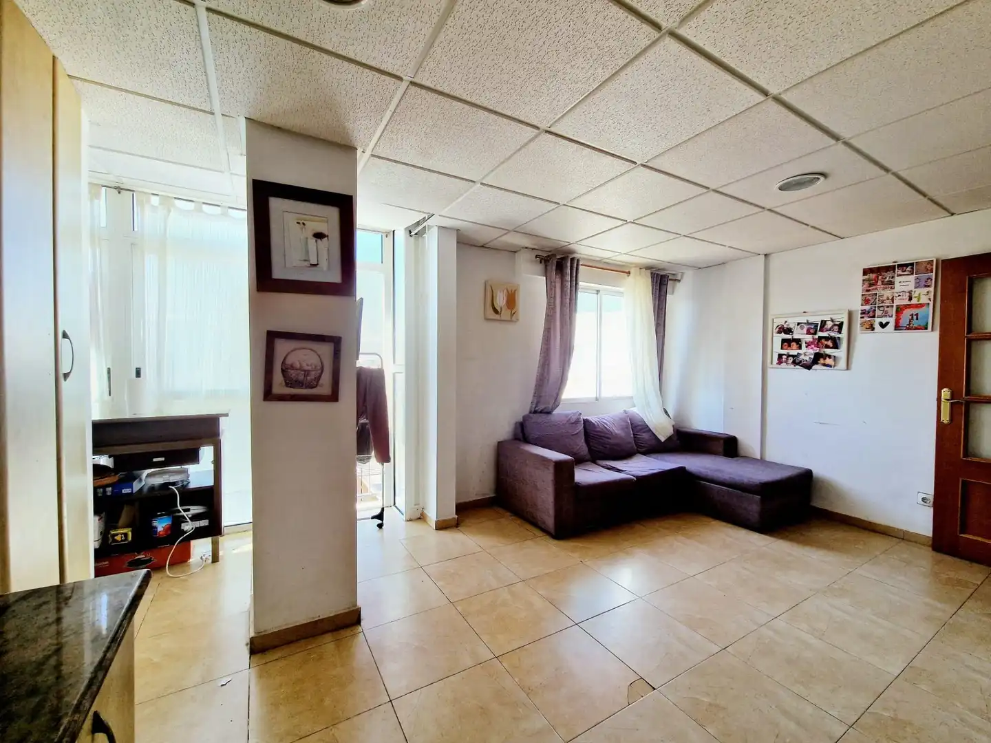 Sala de estar de Apartamento en venta en Águilas con Calefacción y Balcón