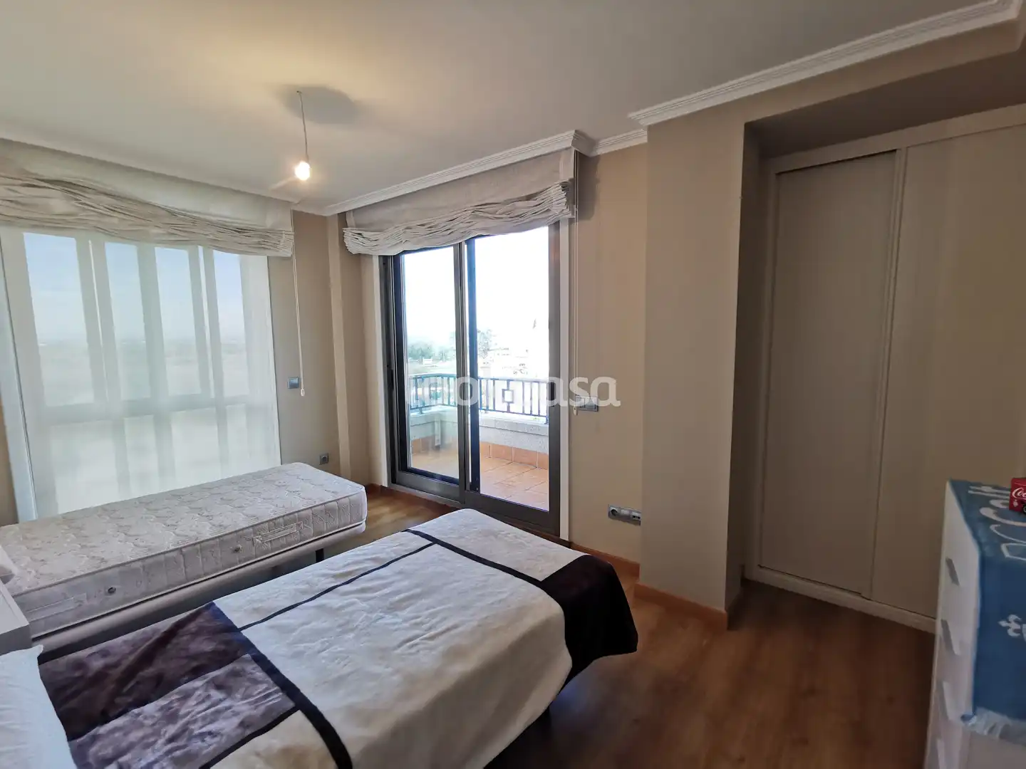 Bedroom of Flat for sale in Sanxenxo  with Heating, Private garden and Parquet flooring