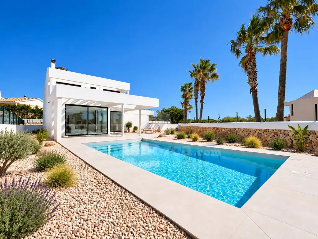 Piscina de Casa o xalet en venda en Cala Blanca