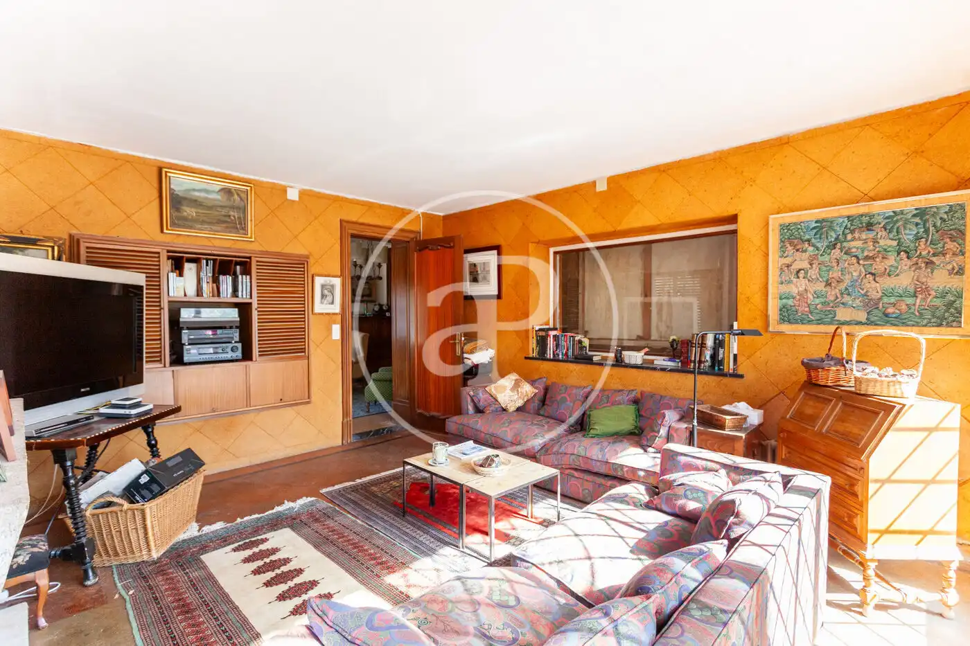 Sala de estar de Casa o chalet en venta en Torrelodones con Calefacción, Jardín privado y Terraza