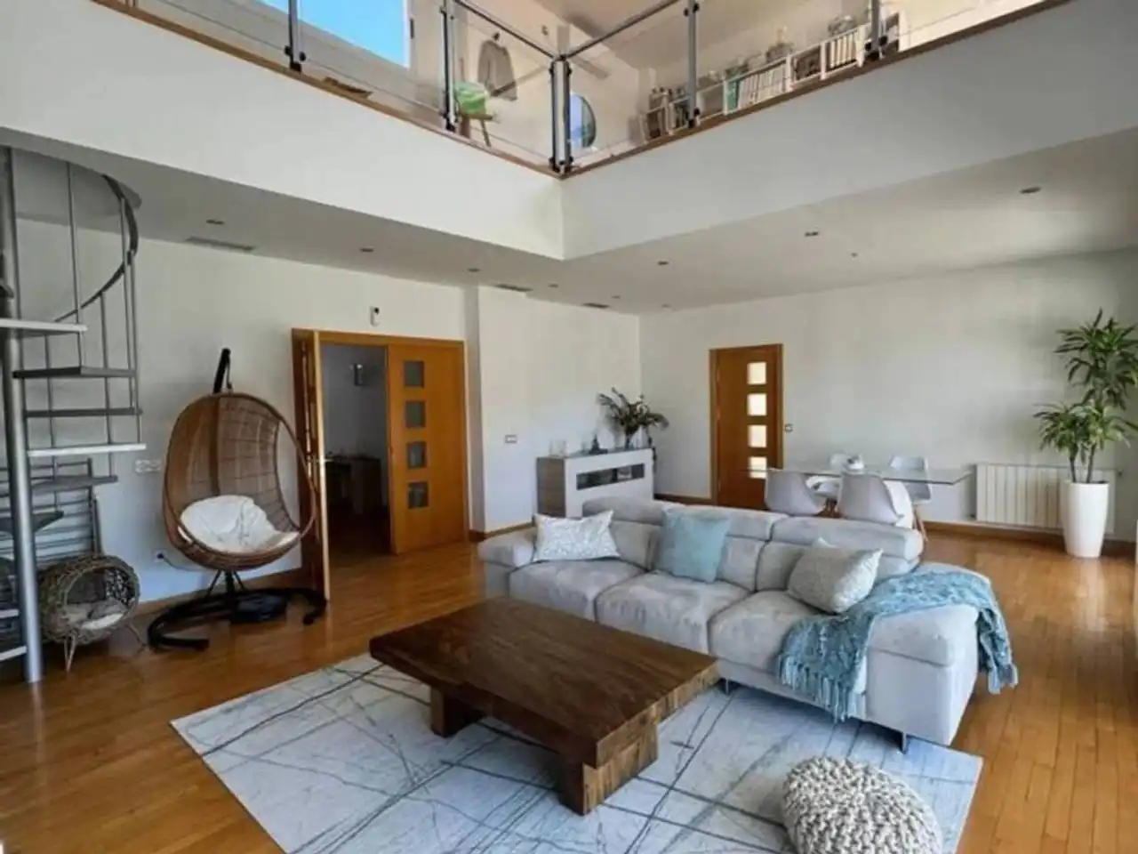 Wohnzimmer von Haus oder Chalet zum Verkauf in Plasencia mit Klimaanlage und Terrasse