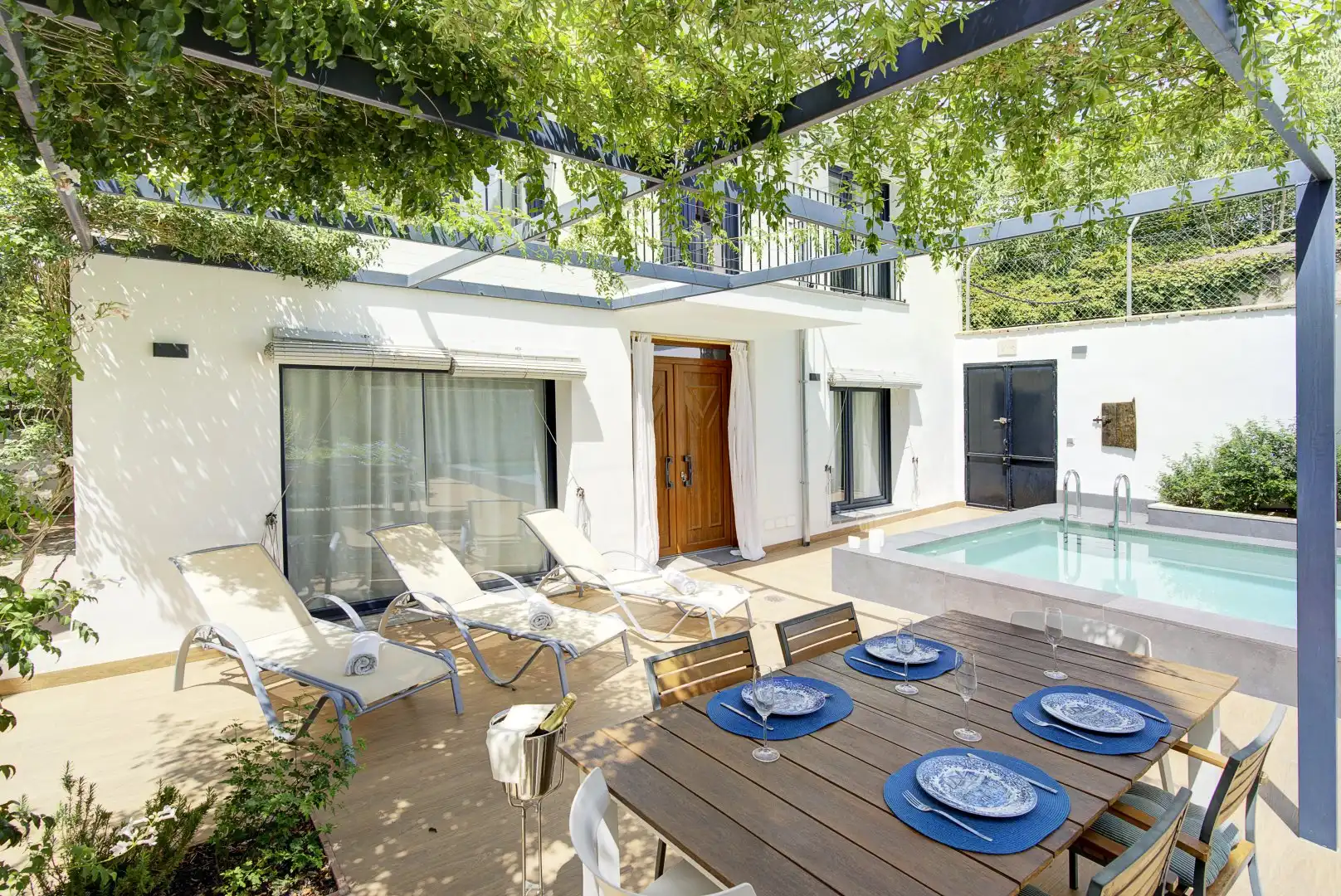 Terraza de Casa o chalet en venta en Granada con Aire acondicionado, Calefacción y Jardín privado