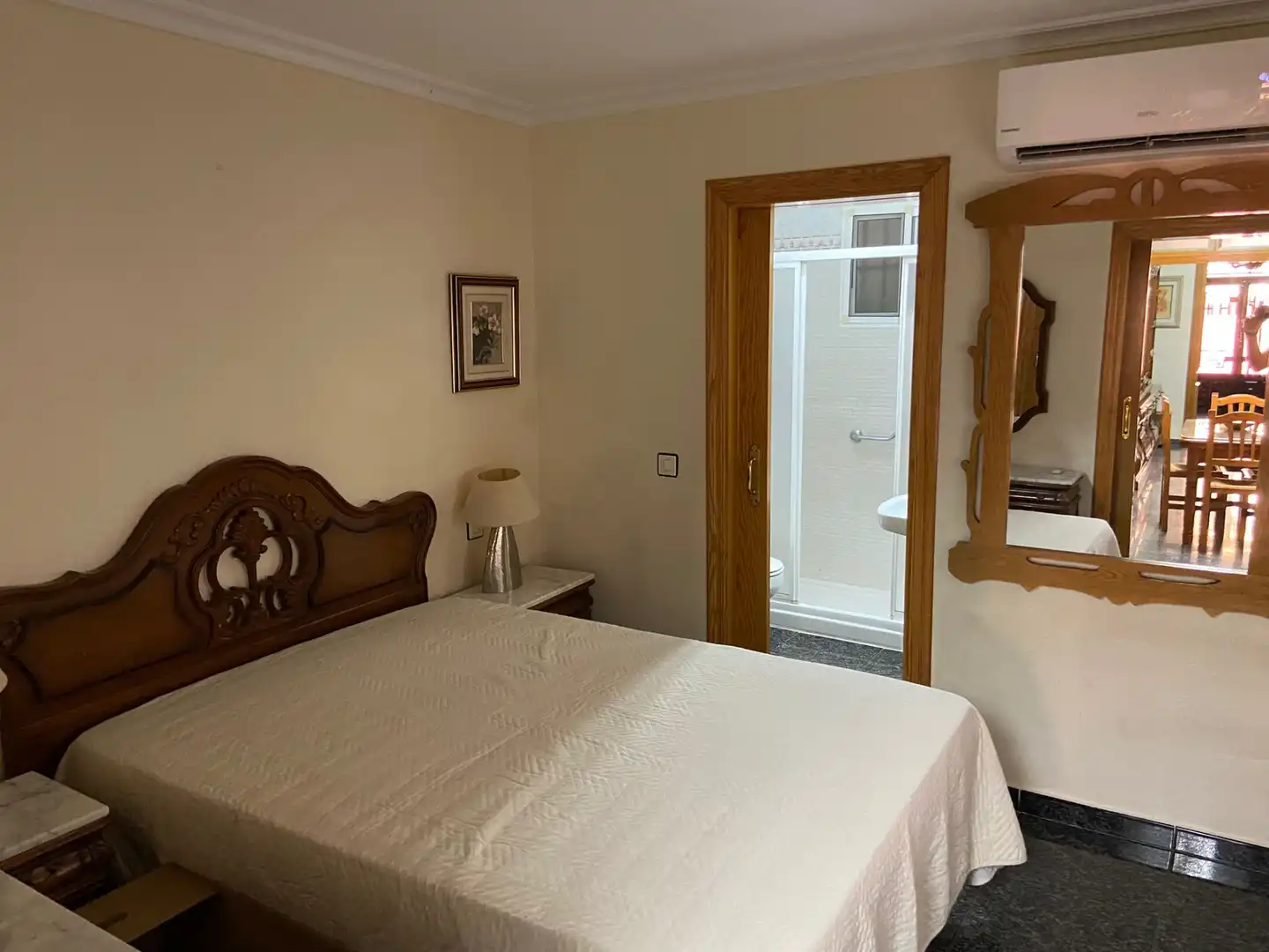 Schlafzimmer von Einfamilien-Reihenhaus zum Verkauf in Alcantarilla mit Klimaanlage, Terrasse und Möbliert