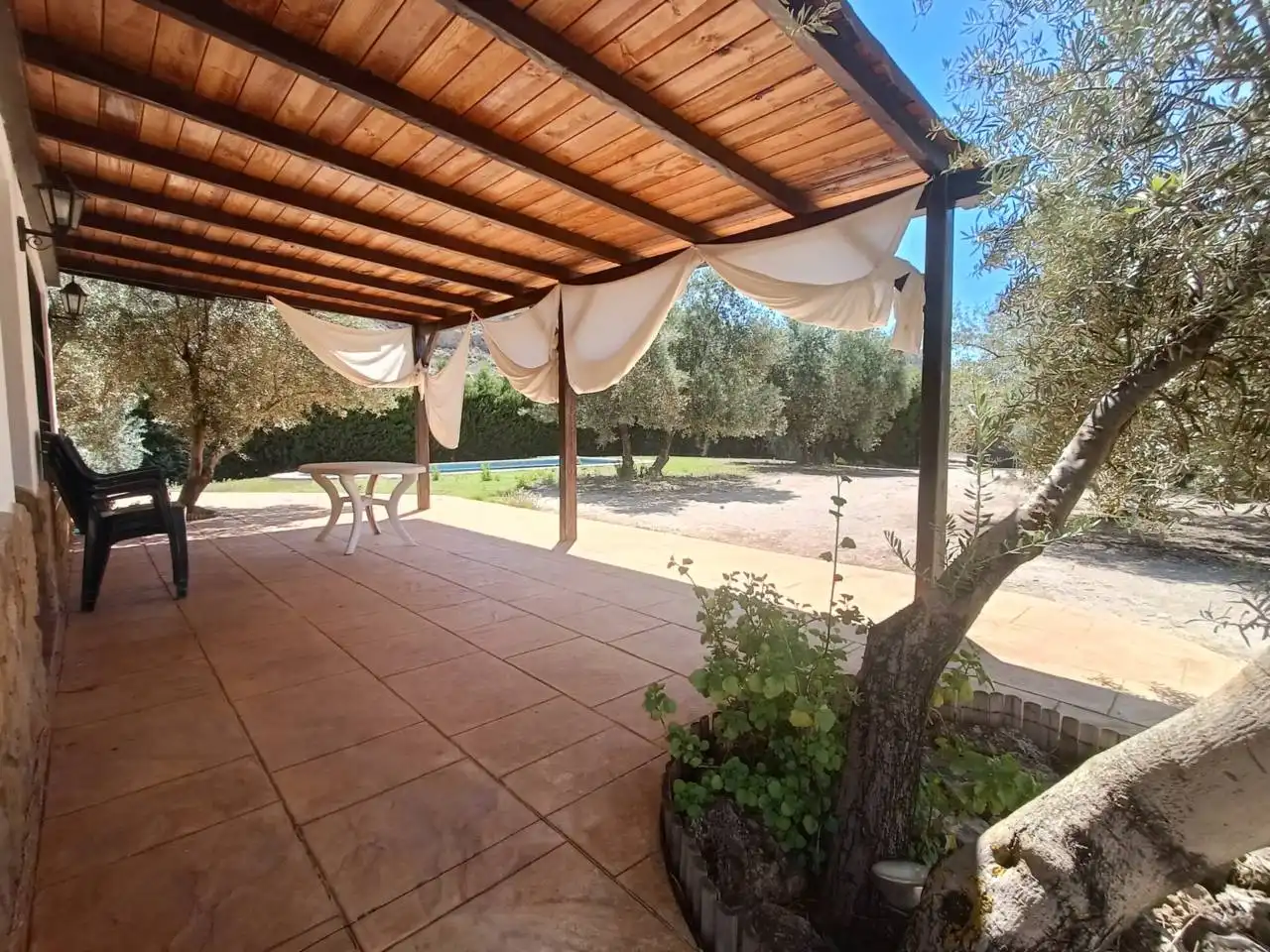 Terrace of Country homes for sale in Moraleda de Zafayona  with Private garden, Swimming Pool and Furnished