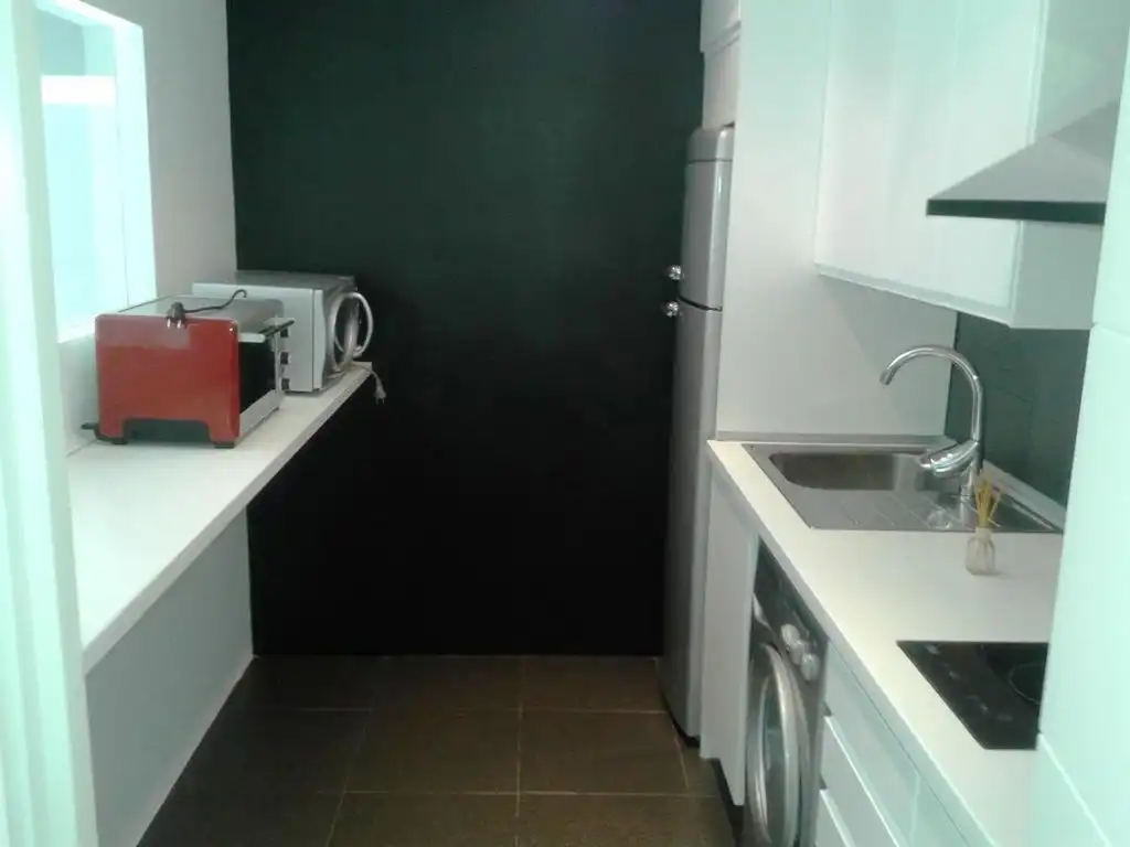 Cocina de Dúplex de alquiler en Madrid con Aire acondicionado, Calefacción y Terraza