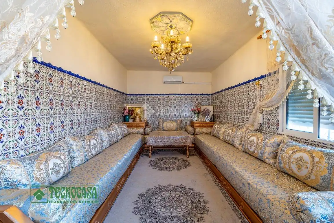 Sala de estar de Casa adosada en venta en Las Norias