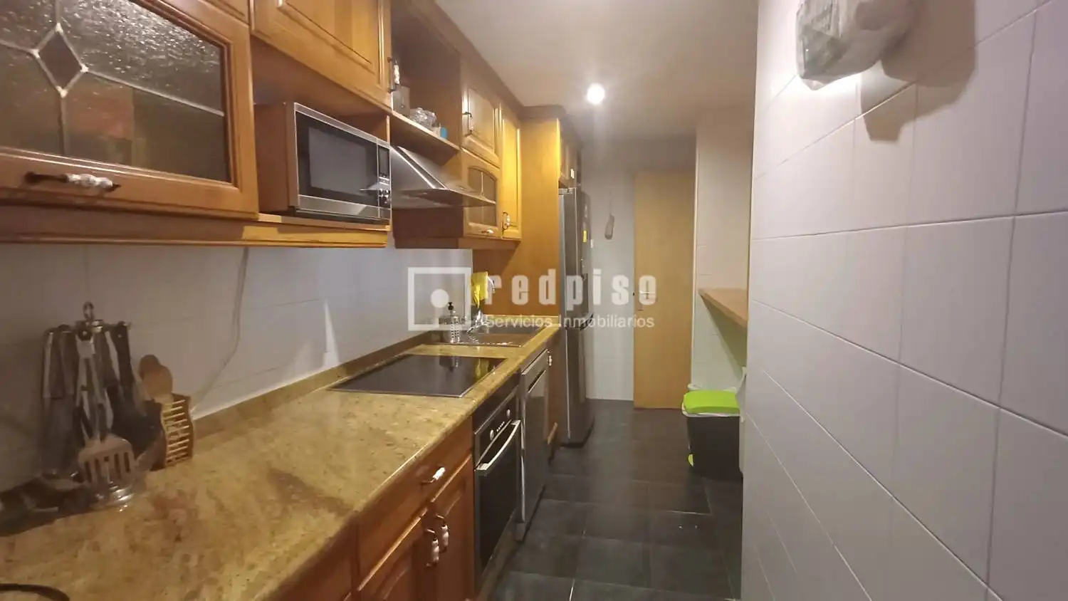 Kitchen of Flat for sale in Madrid  with Heating, Terrace and Storage room