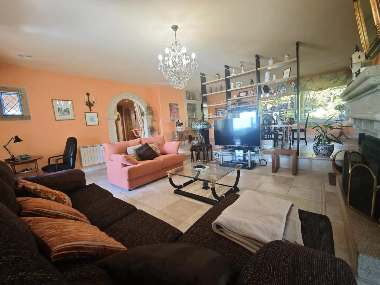 Living room of Houses for sale in Vilarmaior  with Heating, Private garden and Storage room