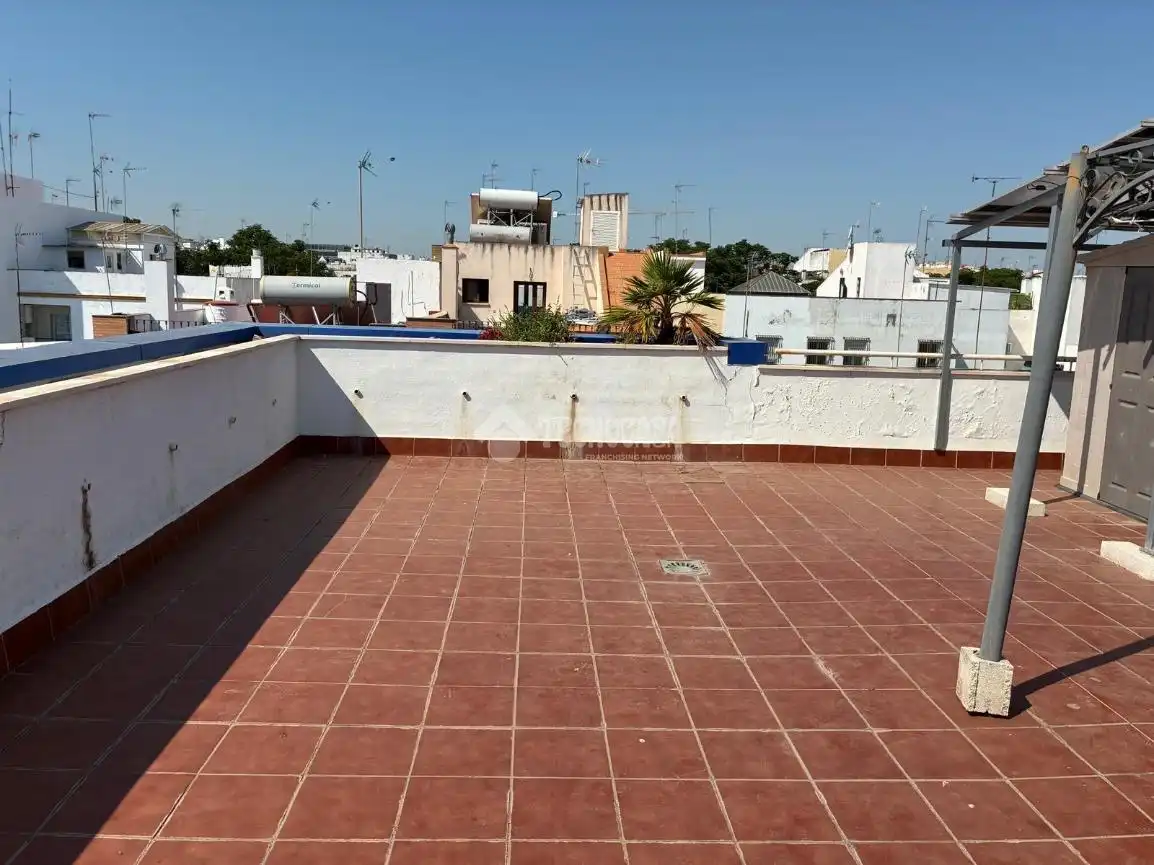 Terraza de Ático de alquiler en Sevilla con Aire acondicionado, Terraza y Piscina