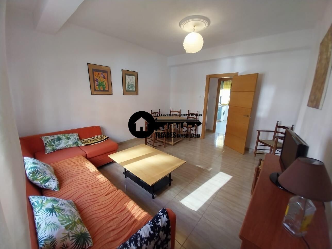 Living room of Flat for sale in  Albacete Capital  with Heating and Balcony