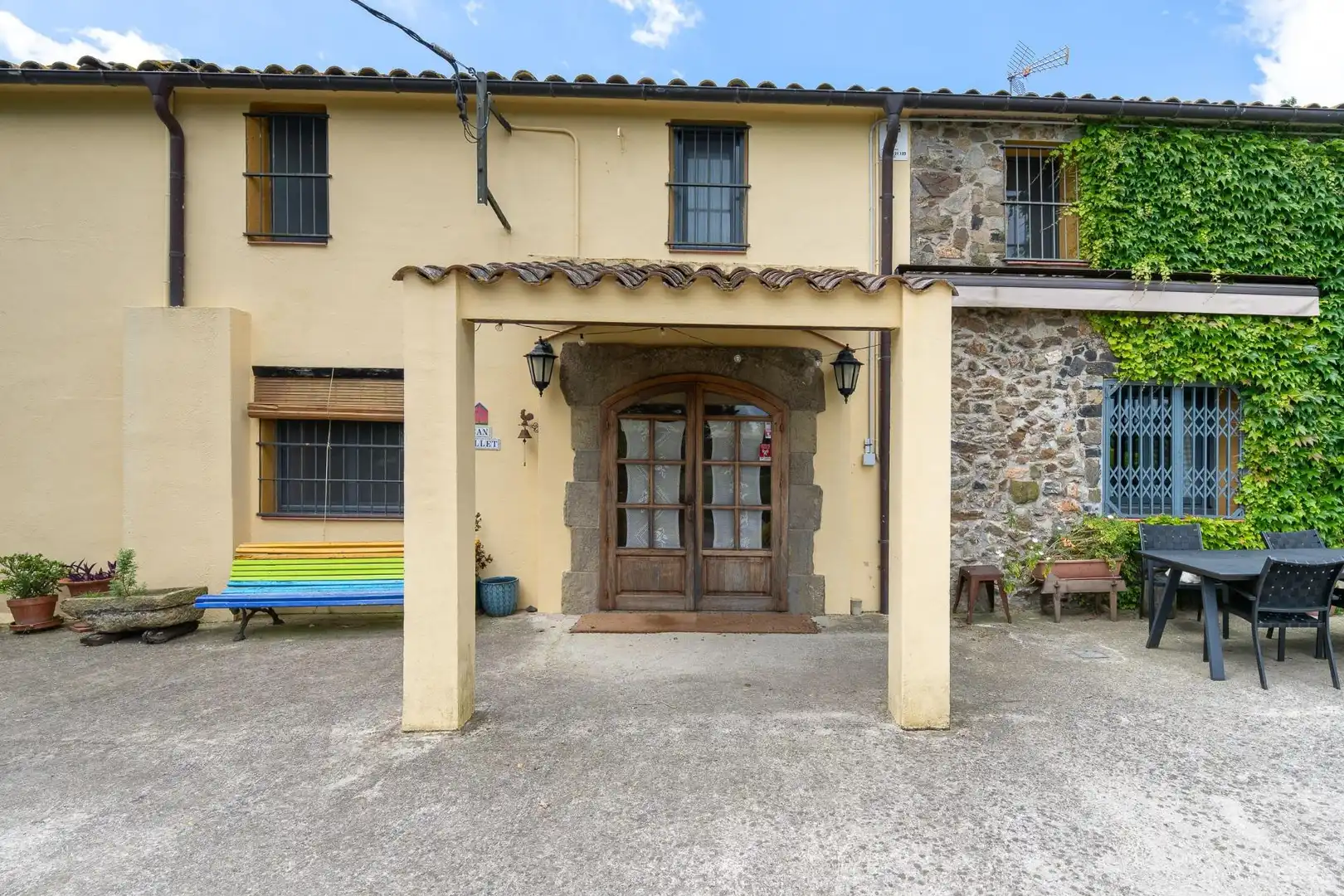 Vista exterior de Finca rústica en venta en Bescanó con Calefacción, Jardín privado y Trastero