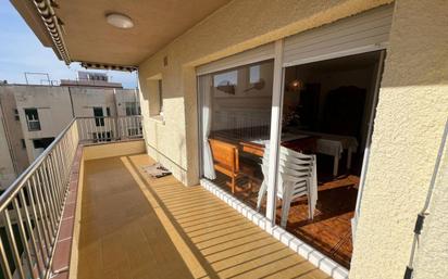 Balcony of Flat for sale in Cubelles  with Terrace, Storage room and Swimming Pool