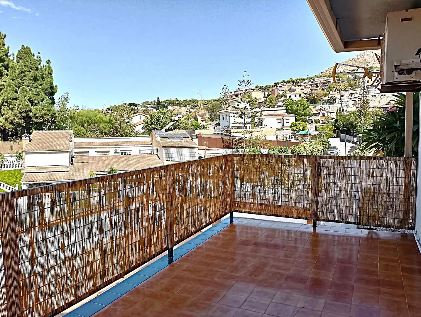 Terrasse von Wohnung zur Miete in Málaga mit Klimaanlage, Privatgarten und Terrasse