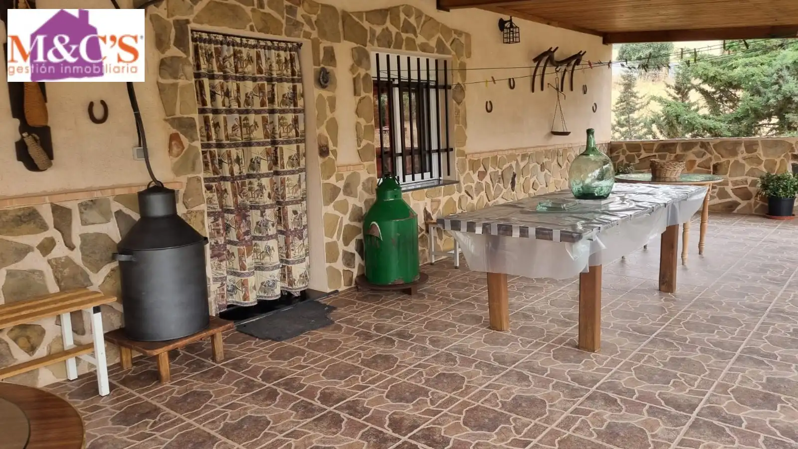 Terrace of Houses for sale in Hinojosas de Calatrava  with Air Conditioner, Heating and Private garden