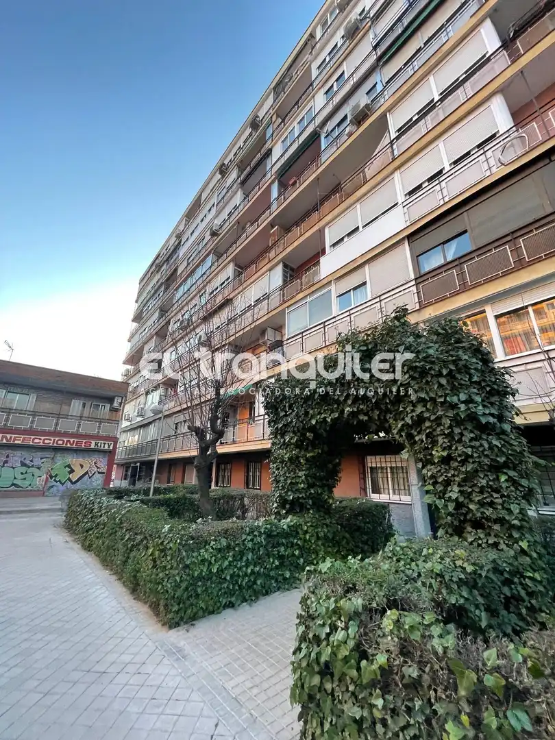 Exterior view of Flat for rent in Madrid  with Terrace and Furnished