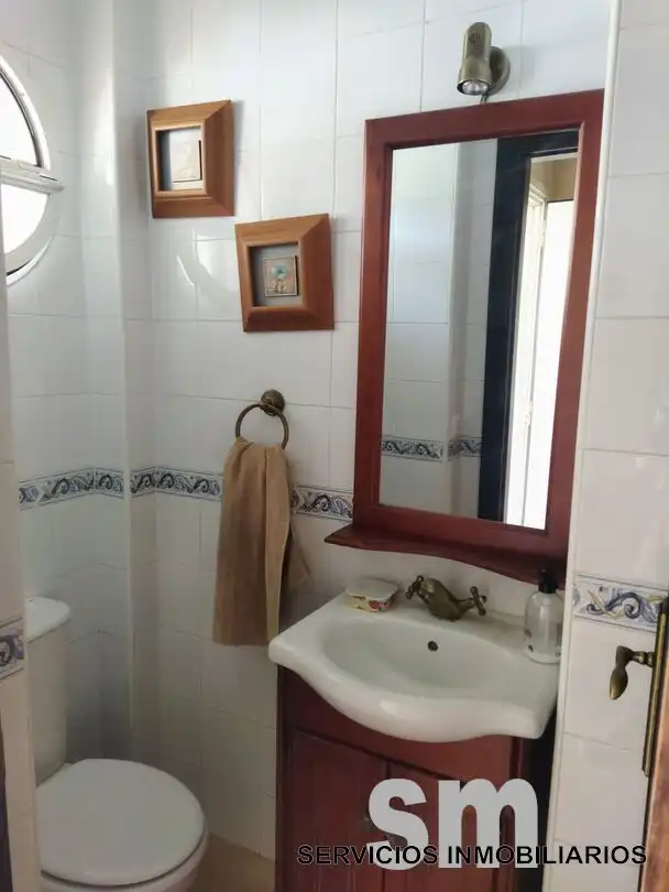 Baño de Casa o chalet en venta en Ubrique con Jardín privado, Terraza y Piscina