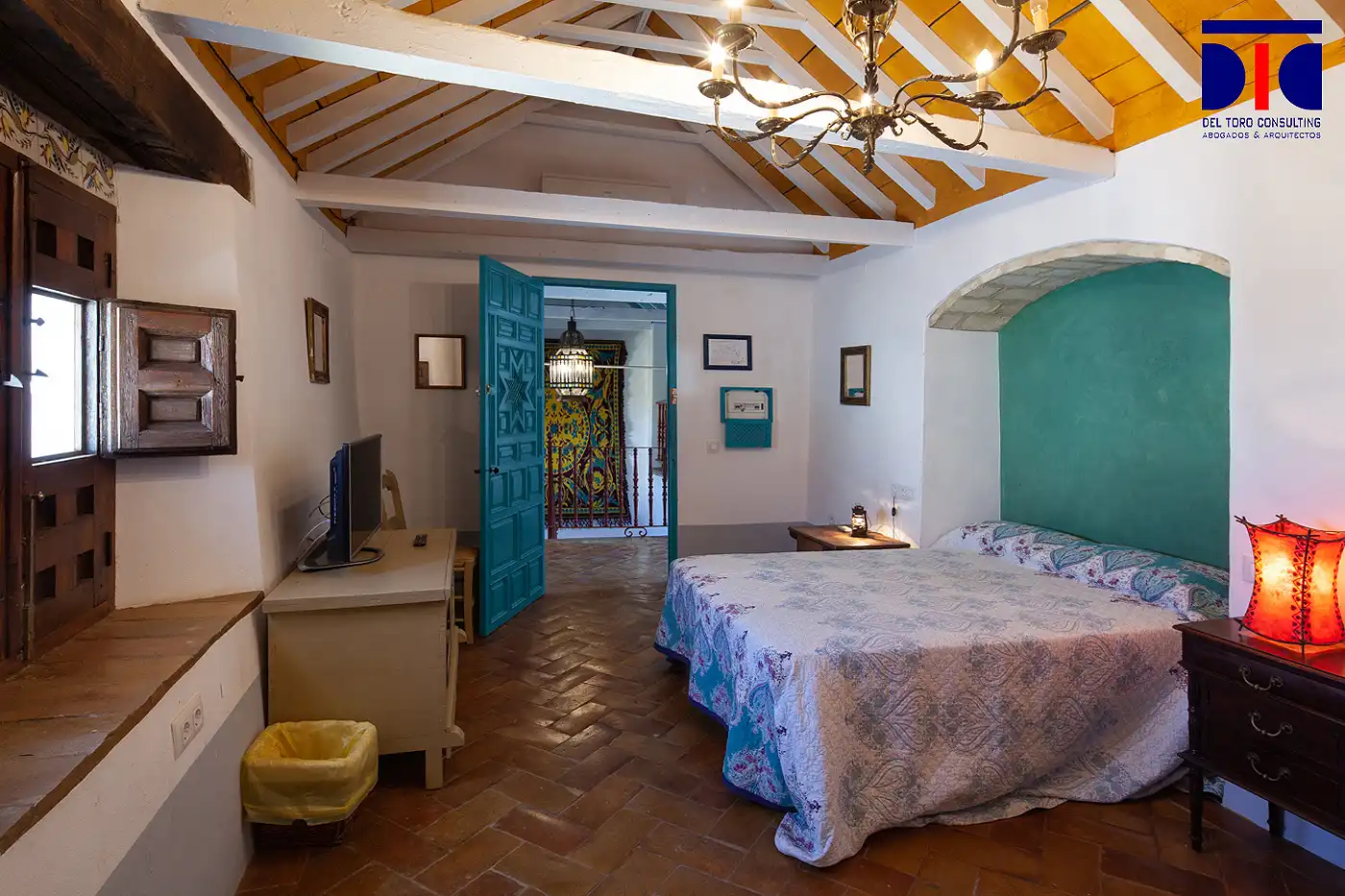 Habitación de Finca rústica en venta en Carmona con Aire acondicionado, Calefacción y Jardín privado