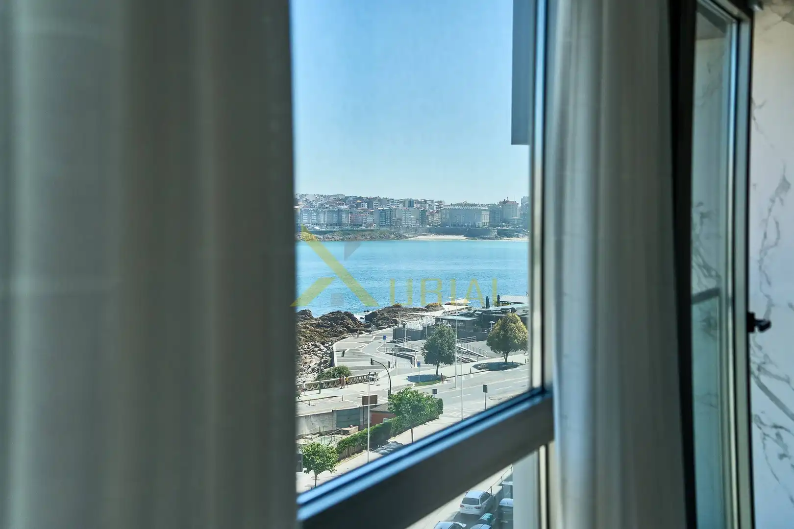 Bedroom of Flat for sale in A Coruña Capital   with Storage room, Furnished and Balcony