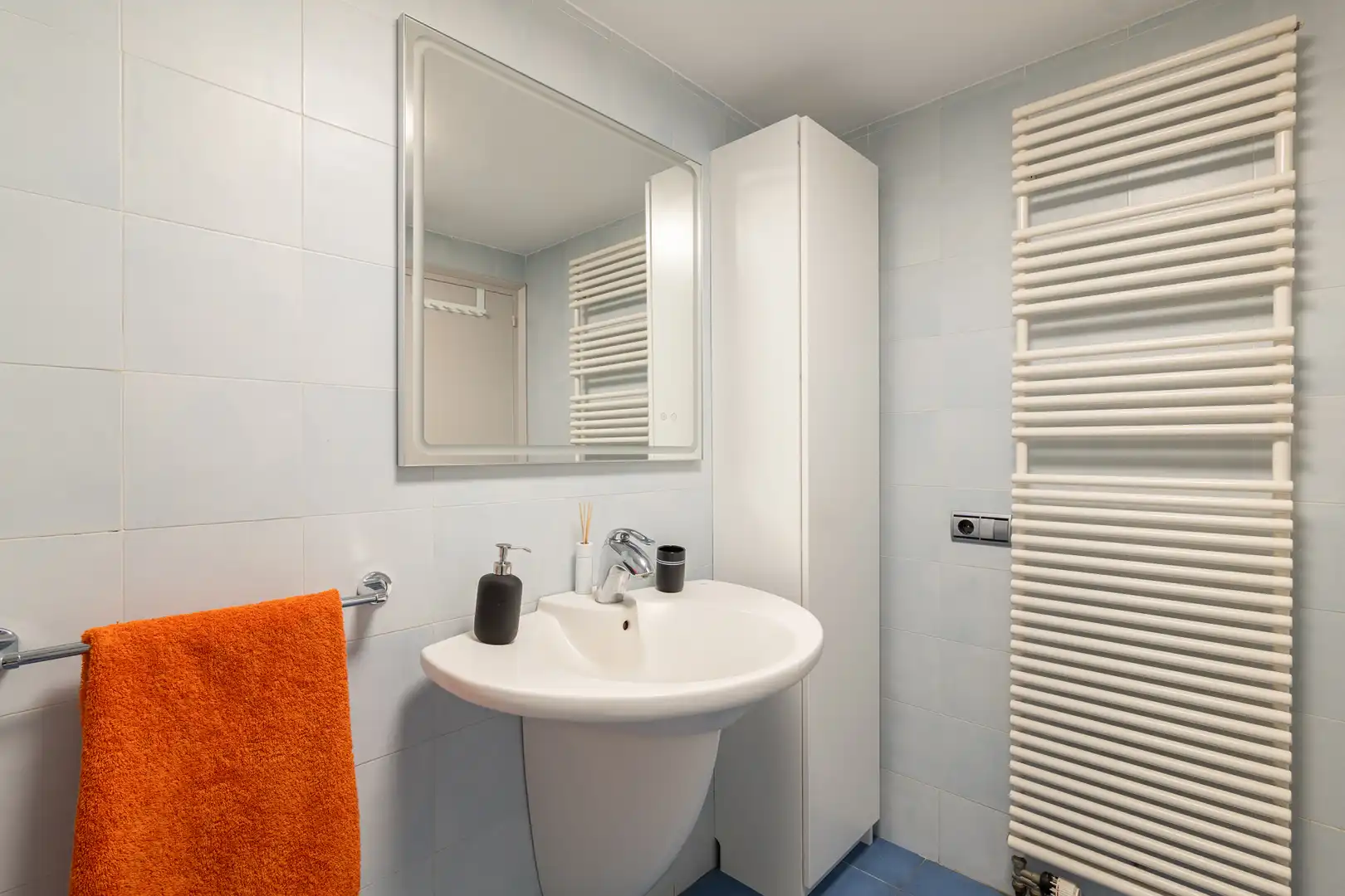 Badezimmer von Wohnung zur Miete in Vilassar de Mar mit Klimaanlage, Terrasse und Möbliert