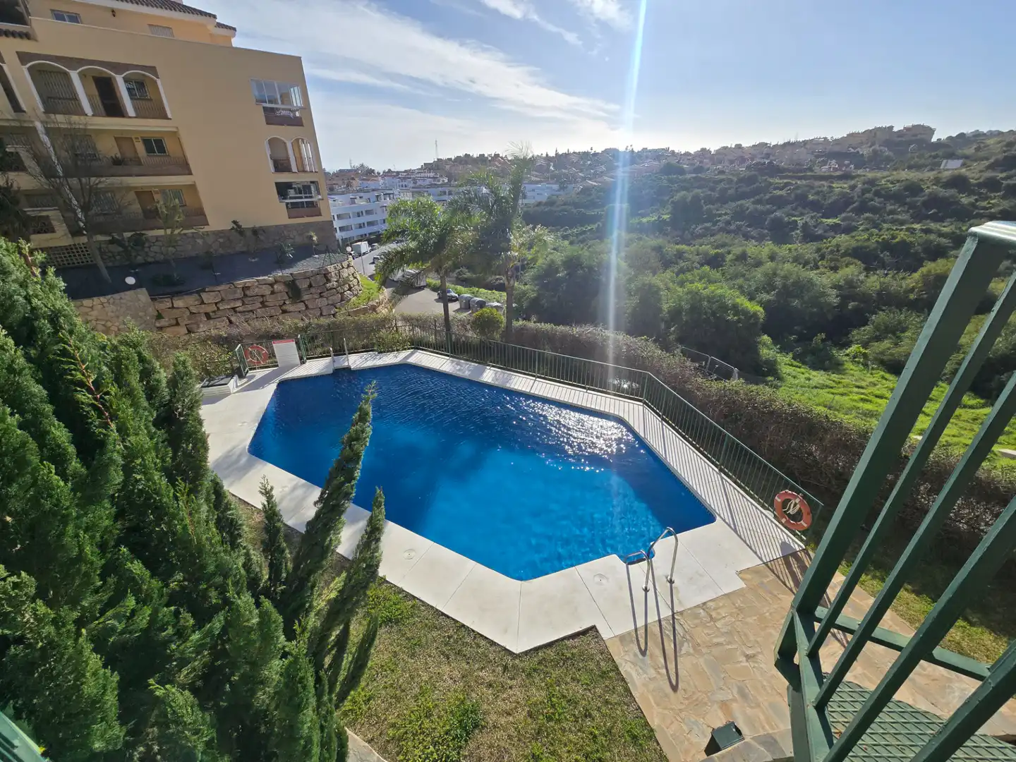 Schwimmbecken von Dachboden zum Verkauf in Mijas mit Klimaanlage, Heizung und Terrasse