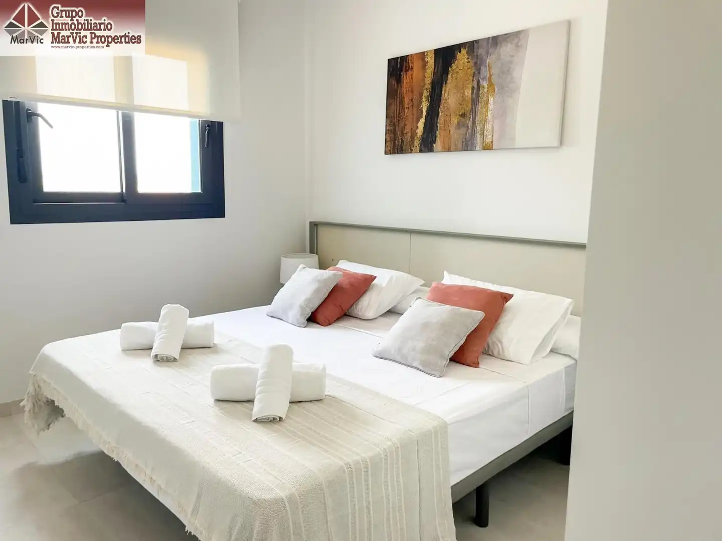 Schlafzimmer von Wohnung zum Verkauf in Benidorm mit Terrasse, Möbliert und Gemeinschaftspool