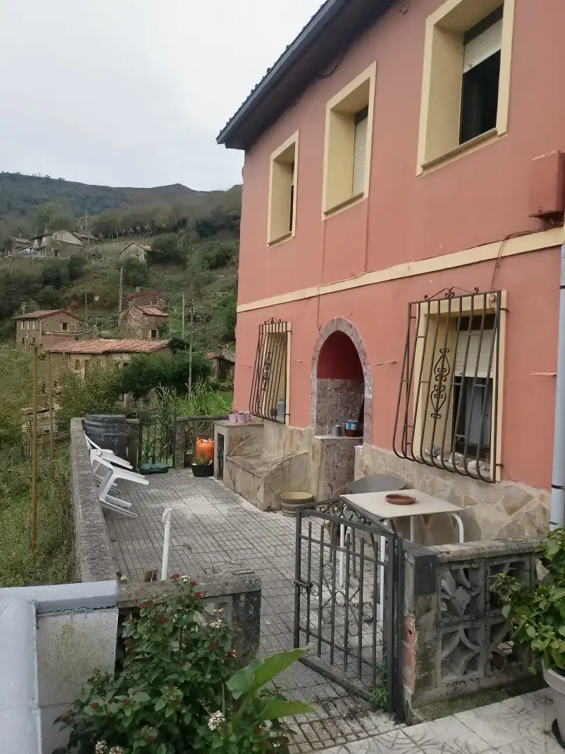 Terrasse von Einfamilien-Reihenhaus zum Verkauf in Langreo mit Heizung, Parkett und Terrasse