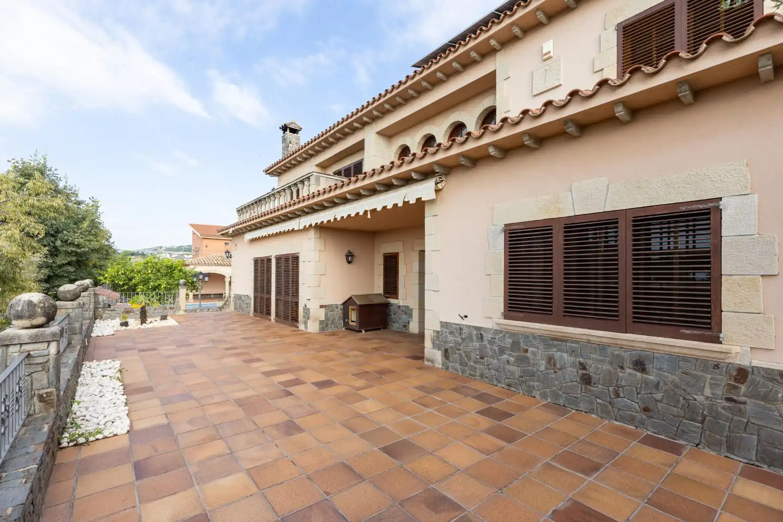 Terrassa de Casa o xalet en venda en Mataró amb Terrassa i Piscina