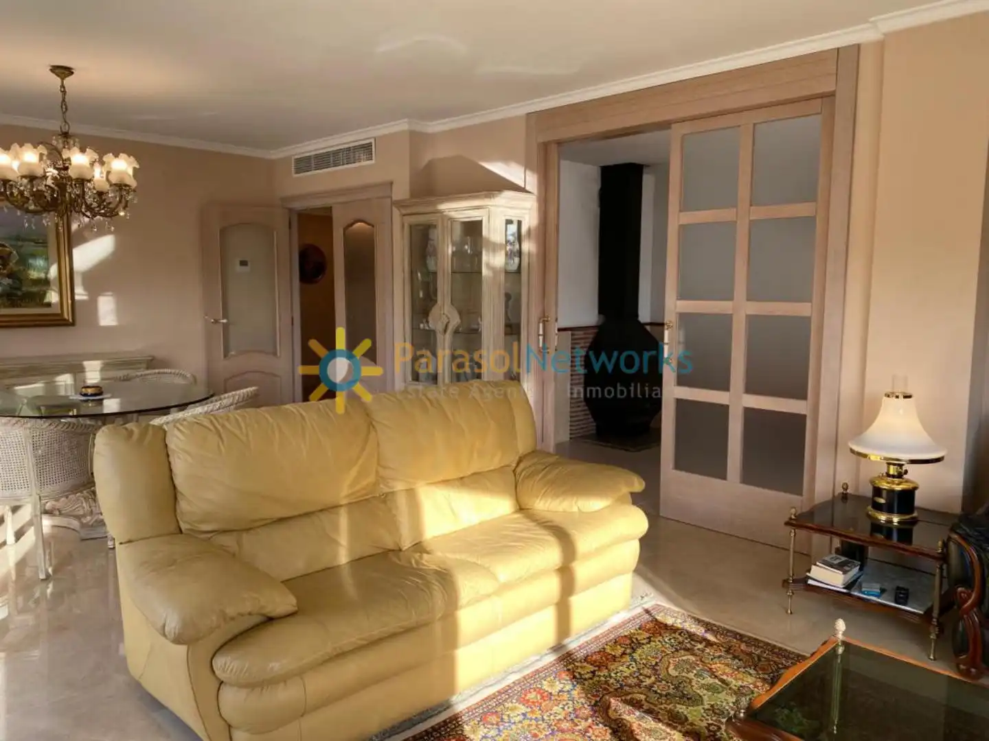 Sala de estar de Piso de alquiler en Gandia con Horno y Balcón