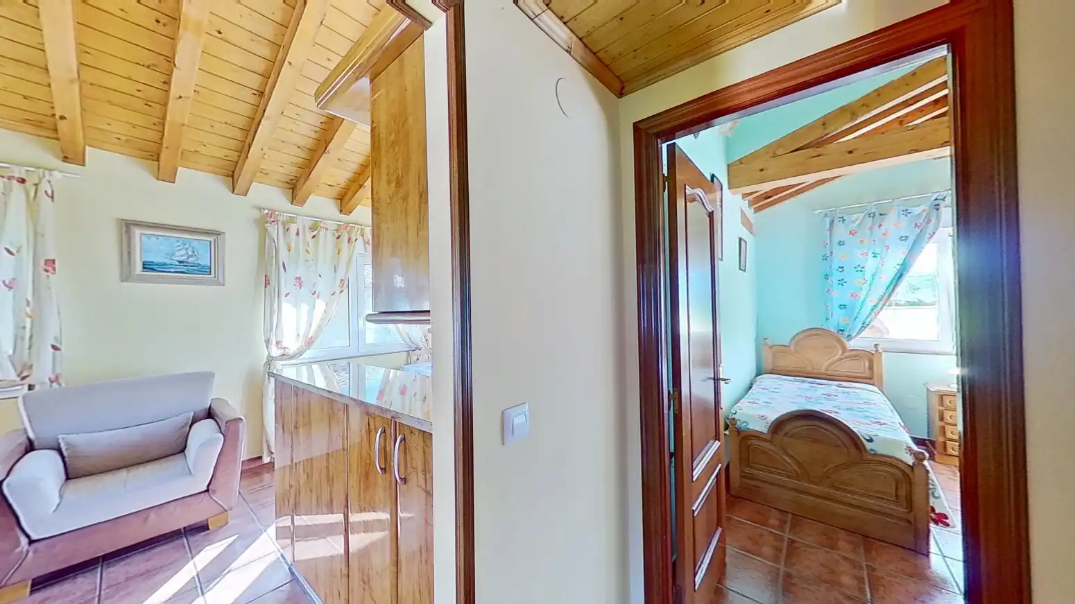 Cocina de Casa o chalet en venta en Santiurde de Toranzo con Calefacción, Jardín privado y Amueblado