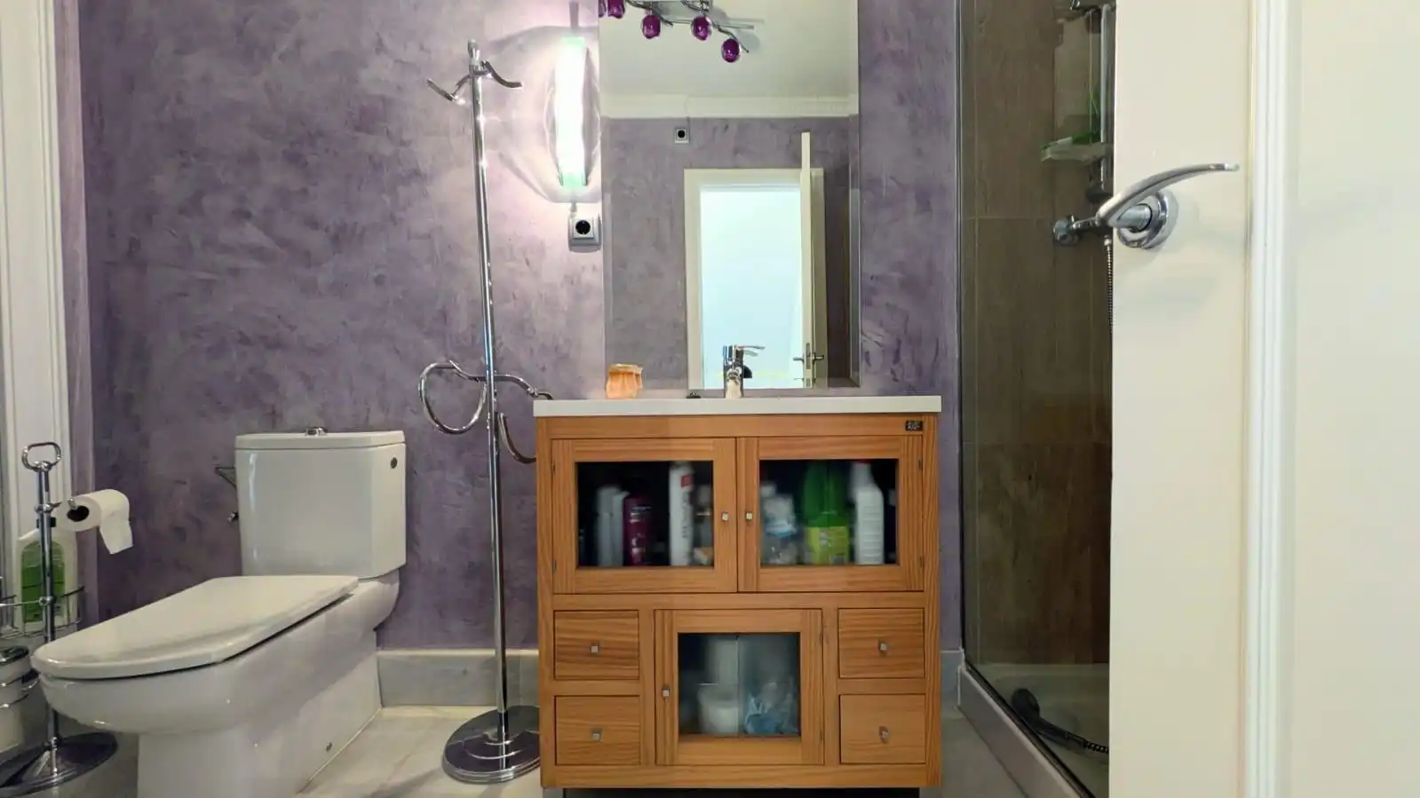 Baño de Casa adosada en venta en Mijas con Aire acondicionado, Terraza y Balcón