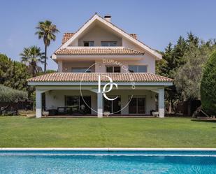 Exterior view of House or chalet for sale in Sitges  with Air Conditioner, Heating and Private garden