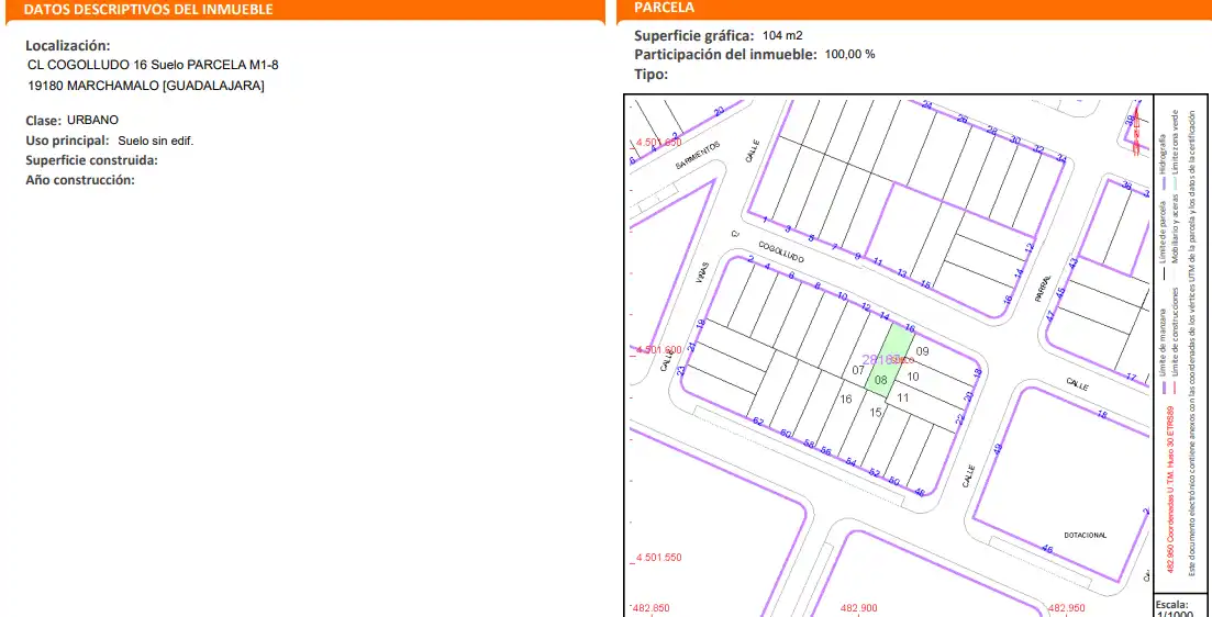 Terreny residencial en venda a Calle Cogolludo, imagen 4