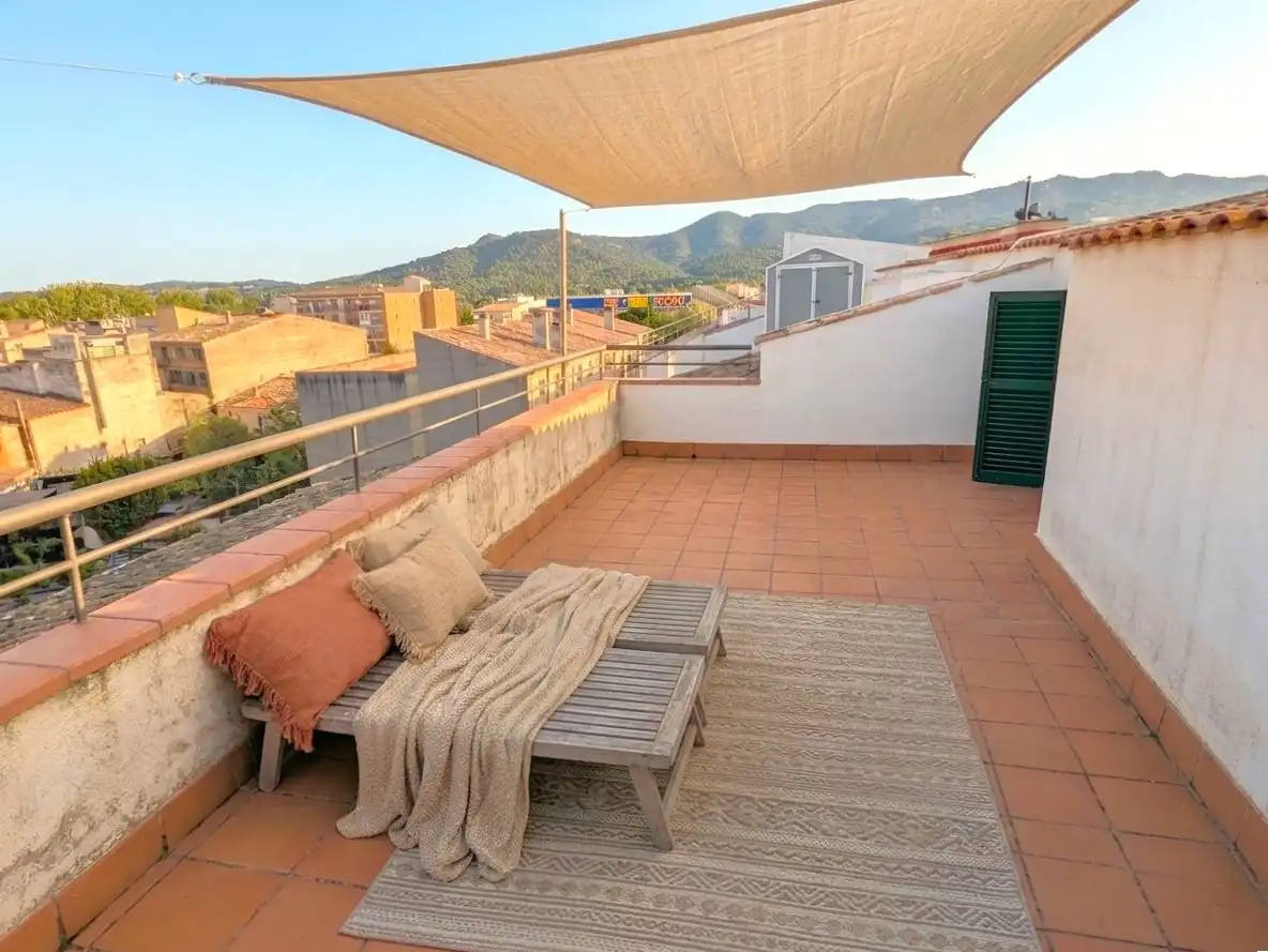 Terrassa de Dúplex en venda en Santa Cristina d'Aro amb Aire condicionat, Calefacció i Terrassa