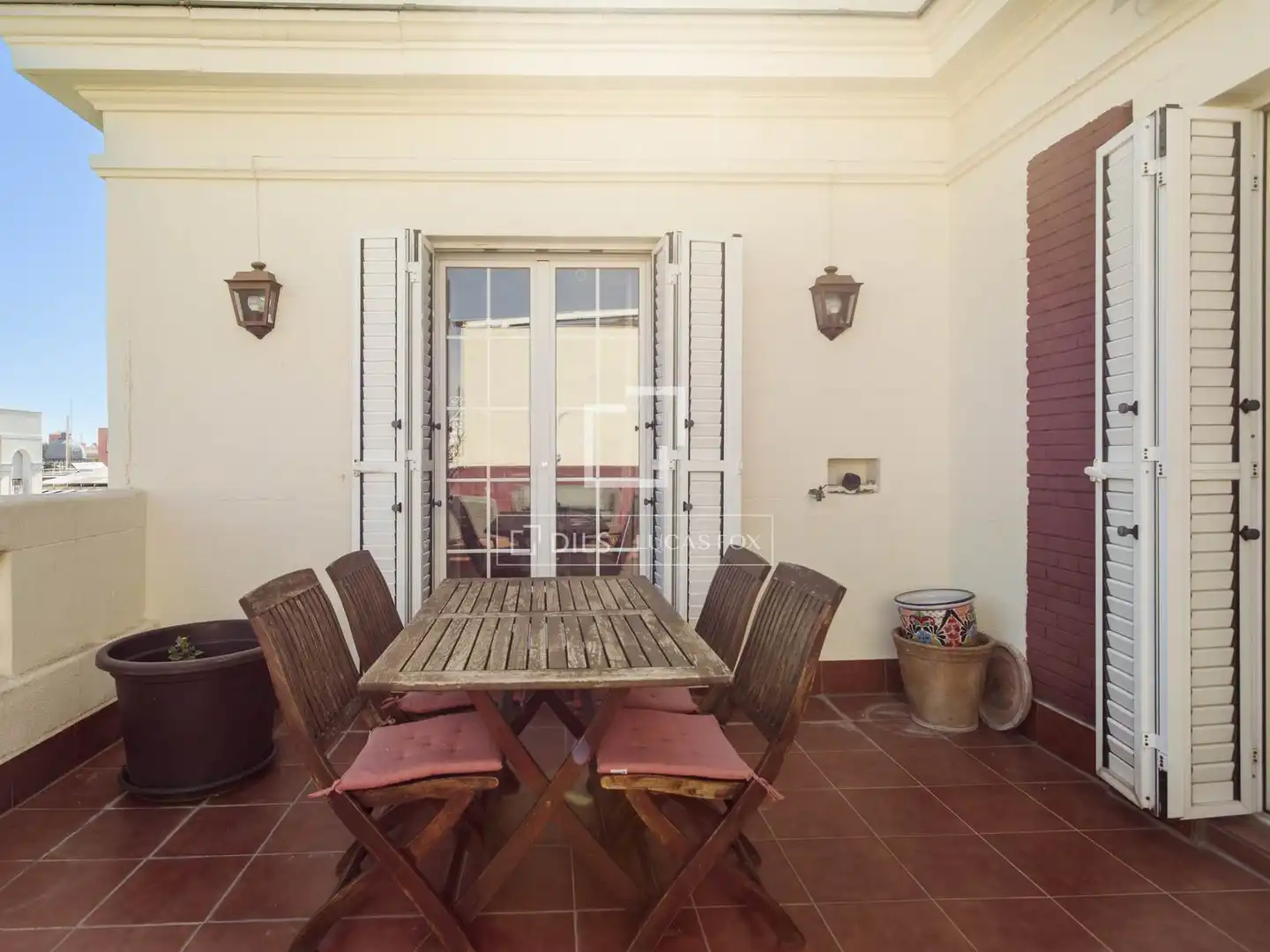 Terrace of Attic for rent in Madrid  with Air Conditioner, Heating and Parquet flooring