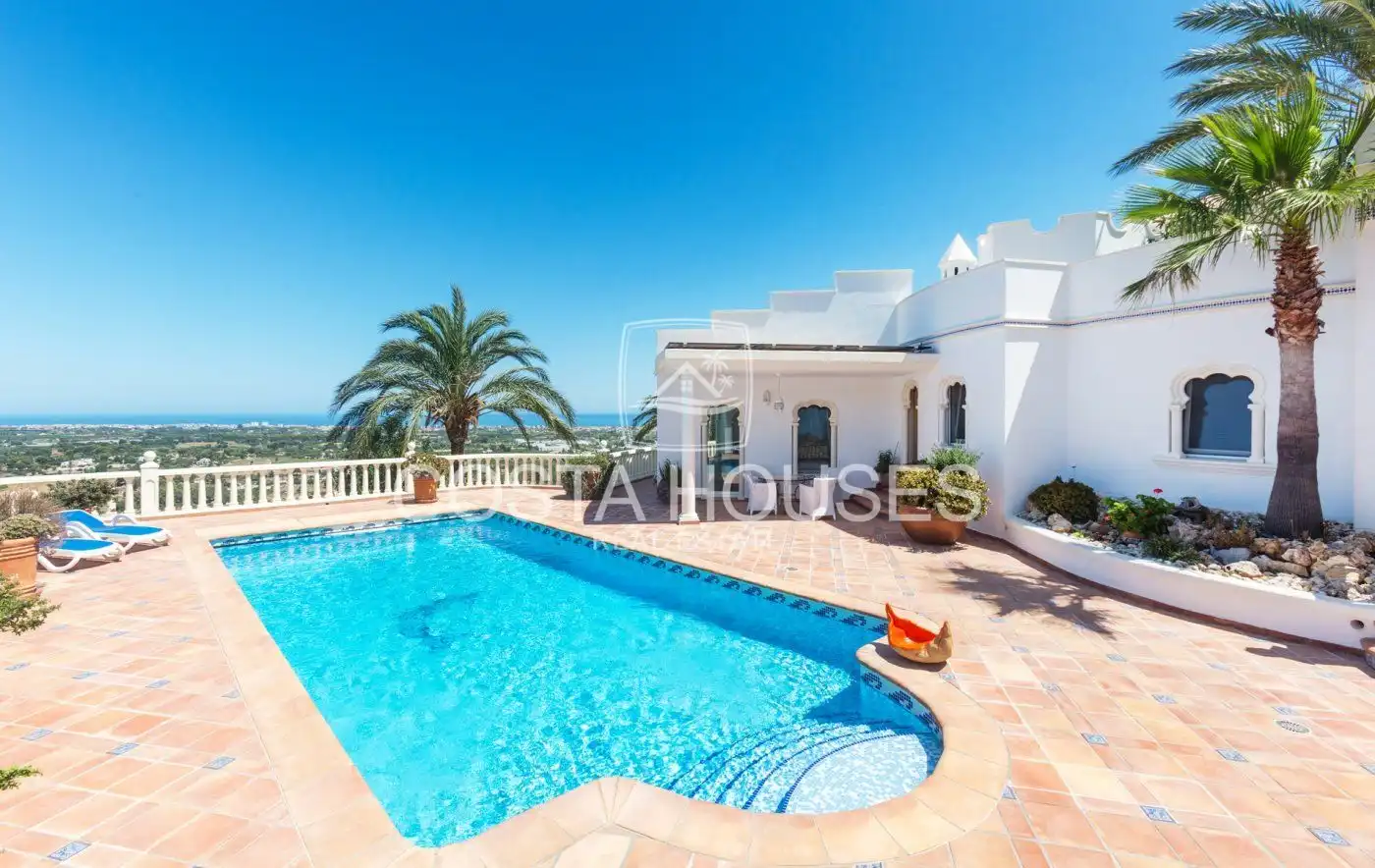 Exterior view of Houses for sale in Dénia  with Air Conditioner, Private garden and Terrace