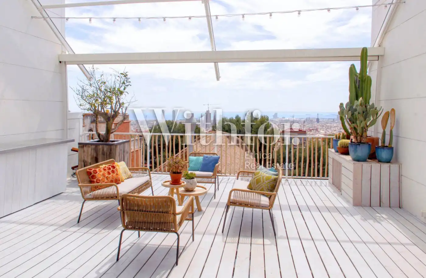 Terraza de Casa o chalet de alquiler en Barcelona con Aire acondicionado, Calefacción y Terraza