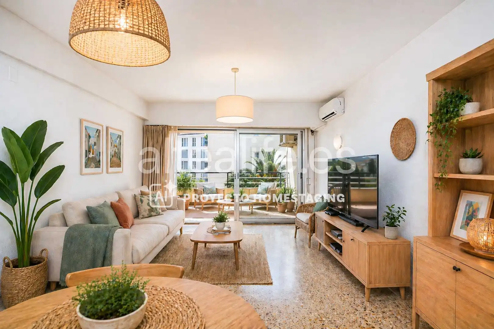 Sala de estar de Apartamento en venta en Altea con Aire acondicionado y Terraza