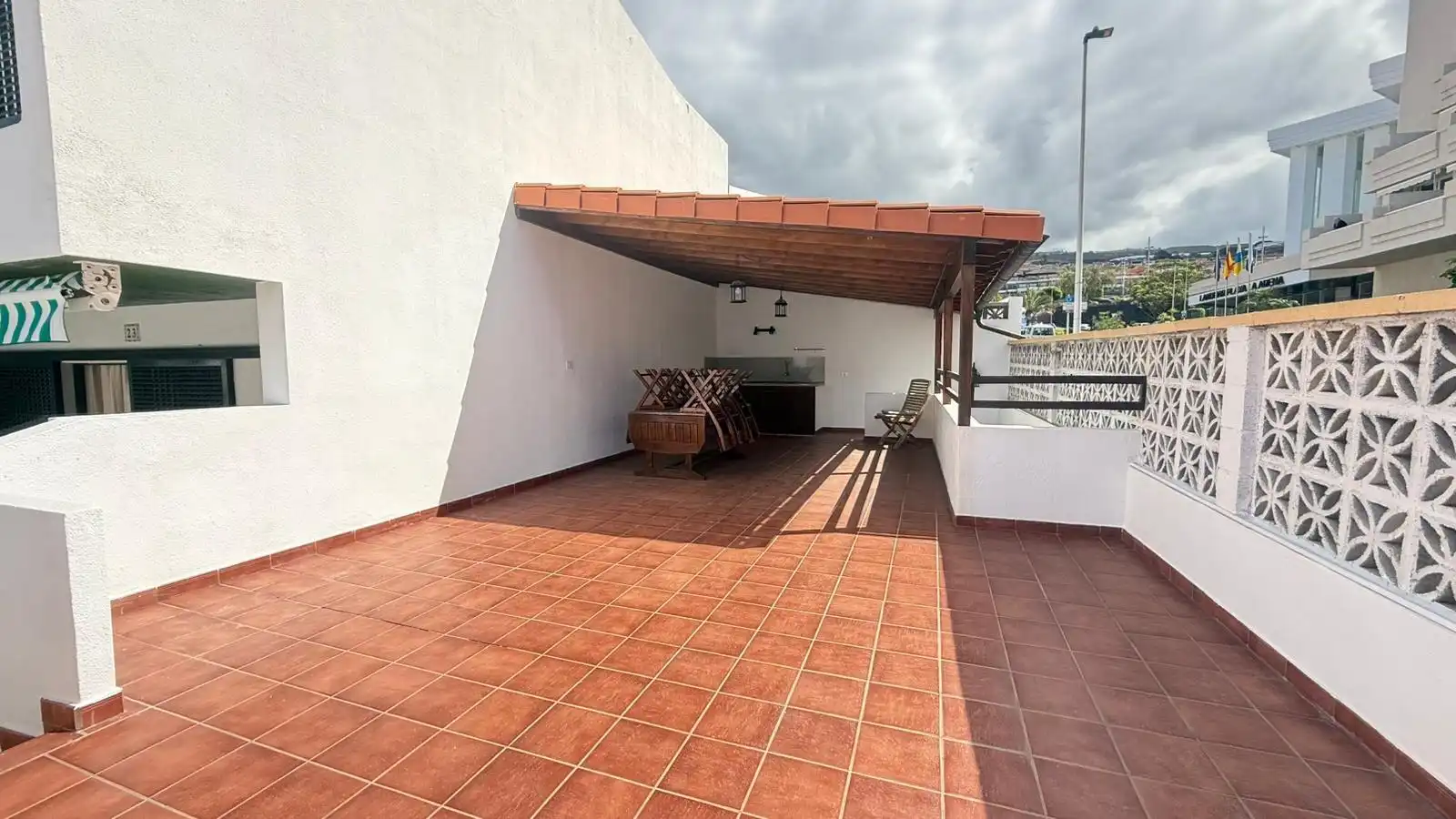 Terrassa de Casa adosada de lloguer en Santiago del Teide
