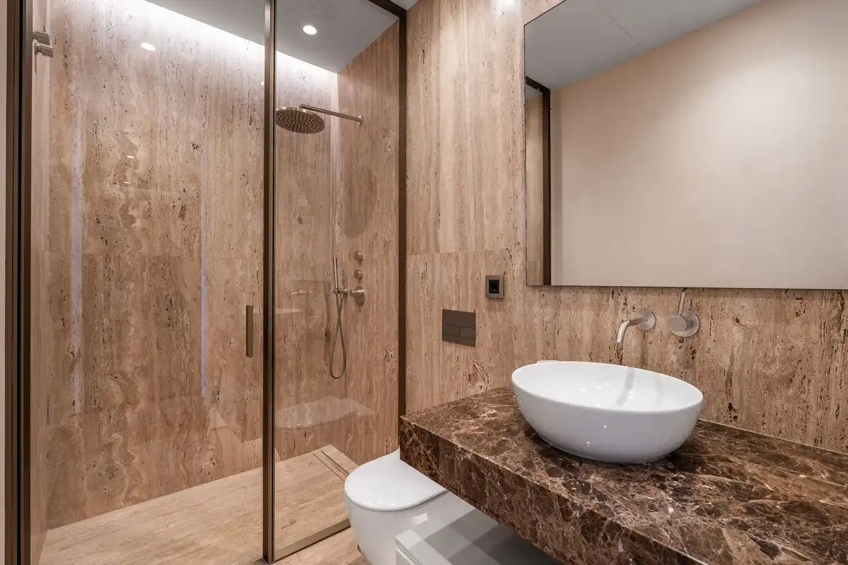 Bany de Apartament de lloguer en Marbella amb Aire condicionat, Calefacció i Terrassa