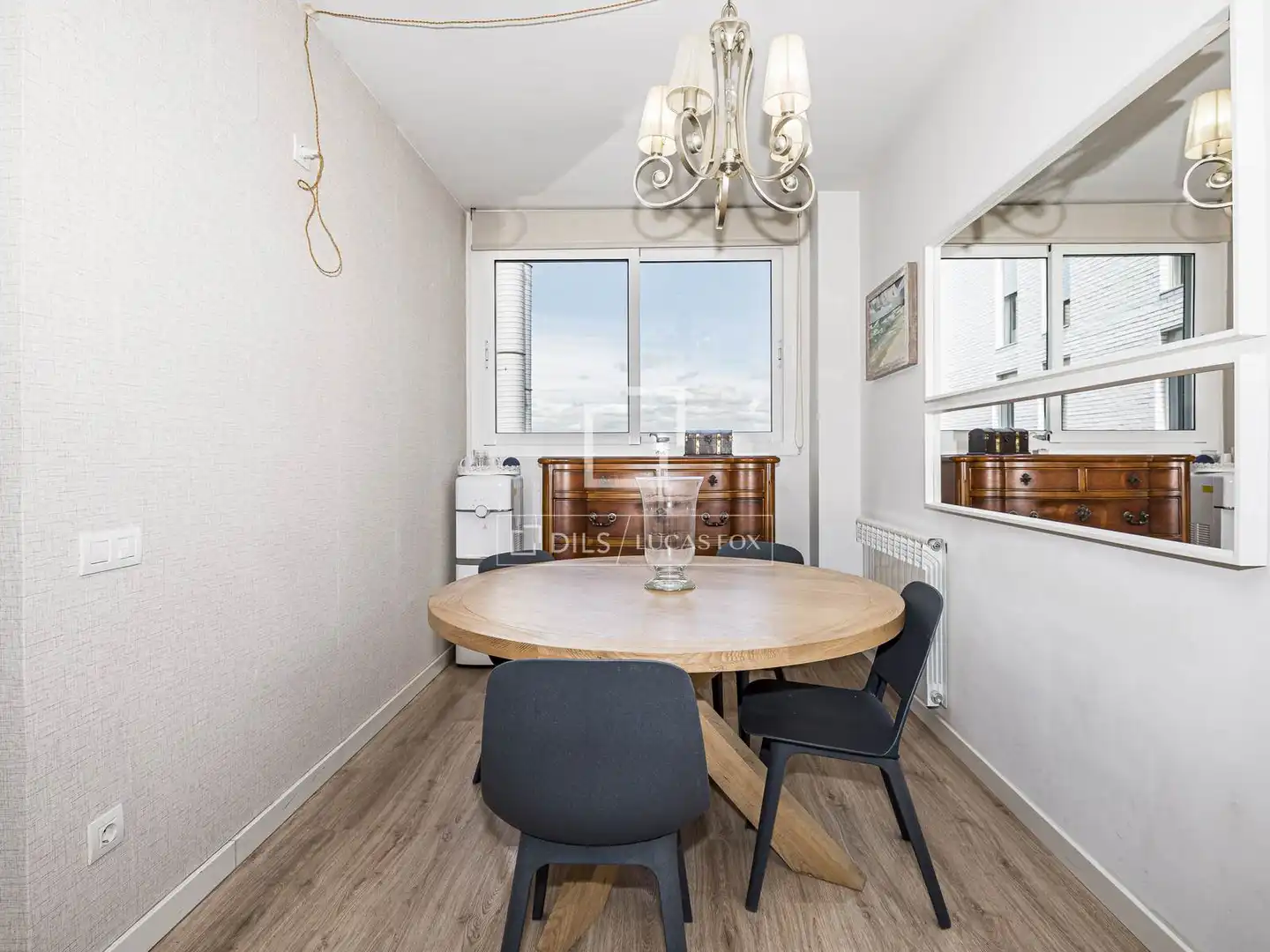 Esszimmer von Wohnung zum Verkauf in Sant Cugat del Vallès mit Klimaanlage, Terrasse und Schwimmbad