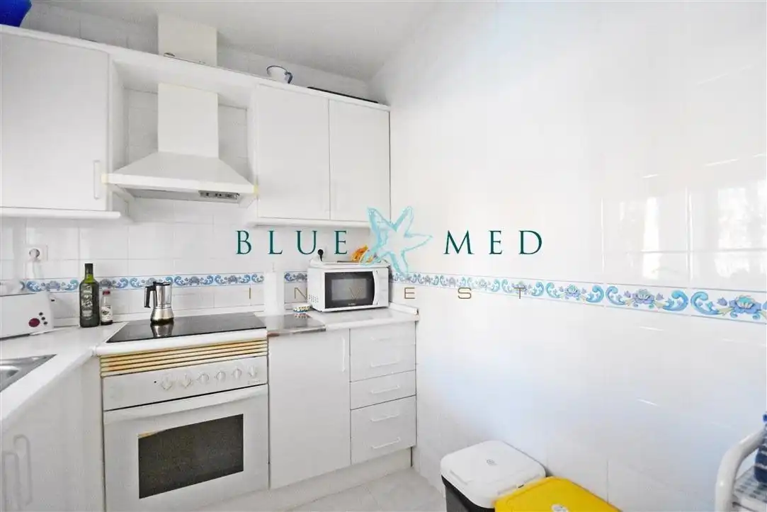 Küche von Wohnung zum Verkauf in Mazarrón mit Privatgarten, Terrasse und Möbliert