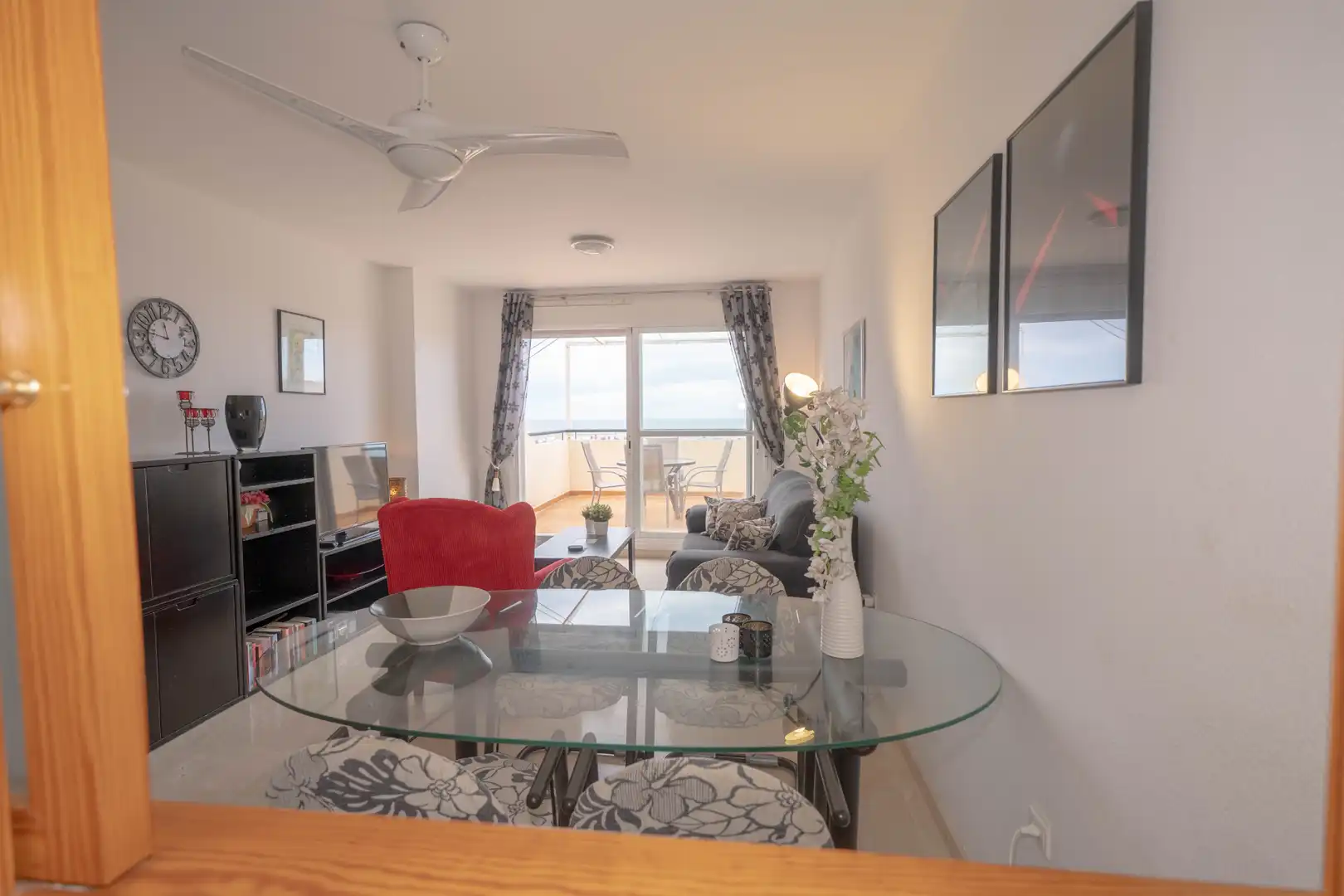Sala de estar de Piso en venta en El Ejido con Aire acondicionado, Terraza y Trastero
