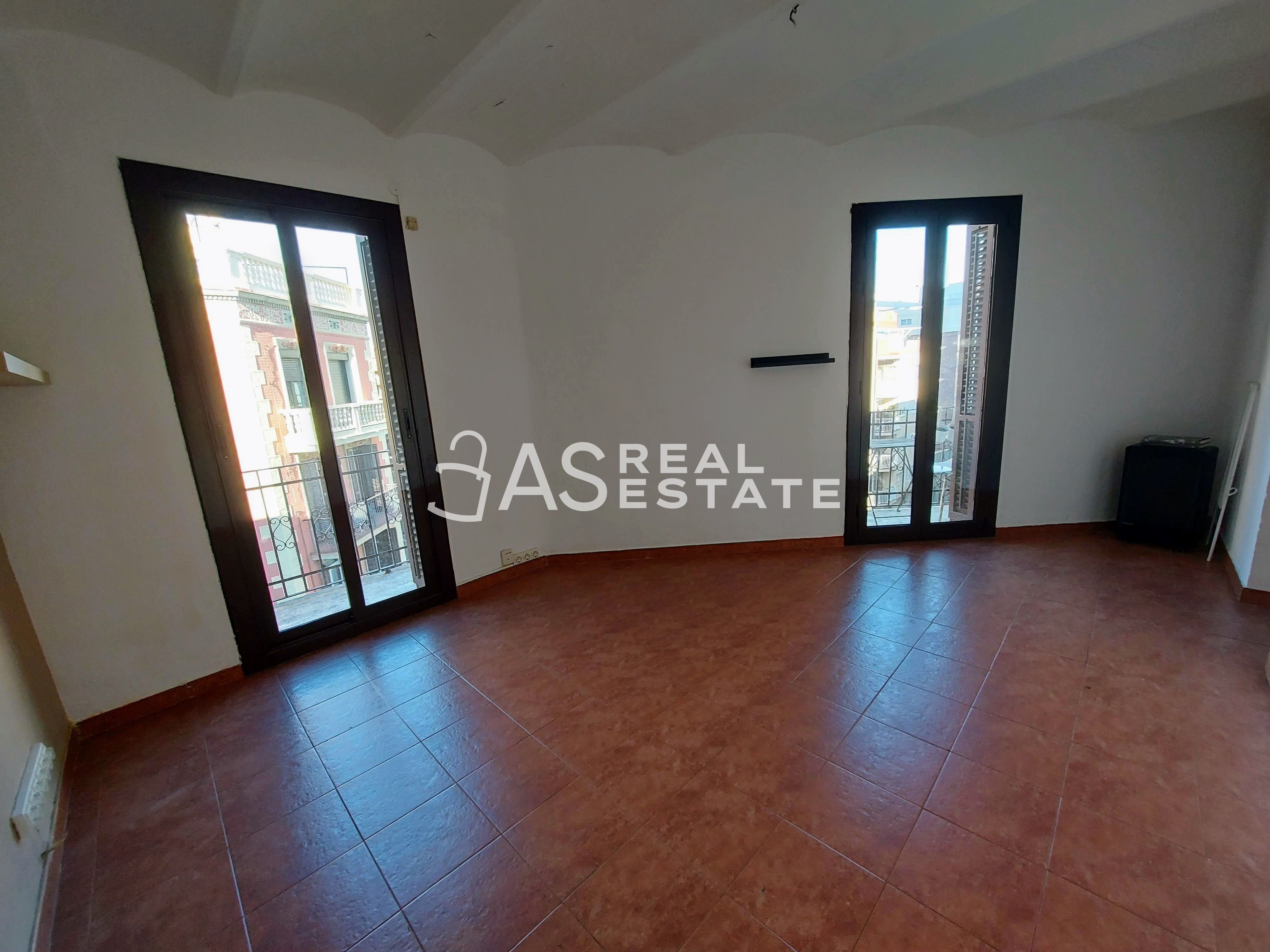 Living room of Flat for sale in  Barcelona Capital  with Air Conditioner and Terrace