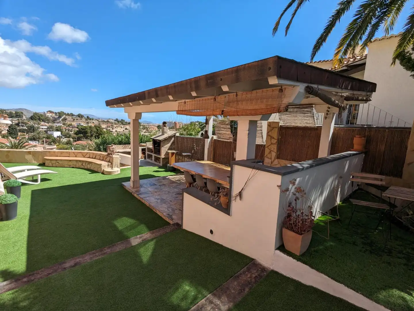Terrassa de Casa o xalet en venda en Calpe / Calp amb Aire condicionat, Calefacció i Jardí privat